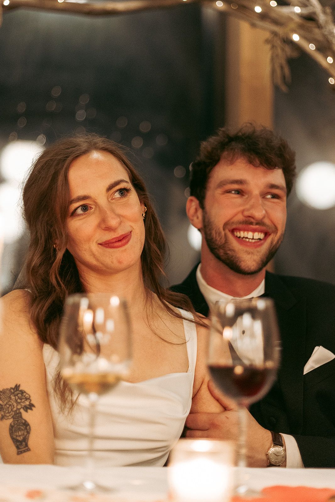 Emily and Noah's Wedding the reception by Thomas and Co. Photography