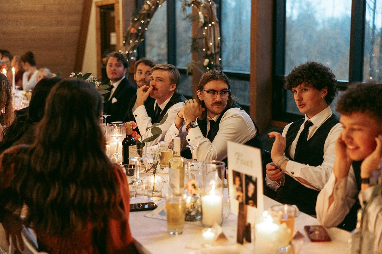 Emily and Noah's Wedding the reception by Thomas and Co. Photography