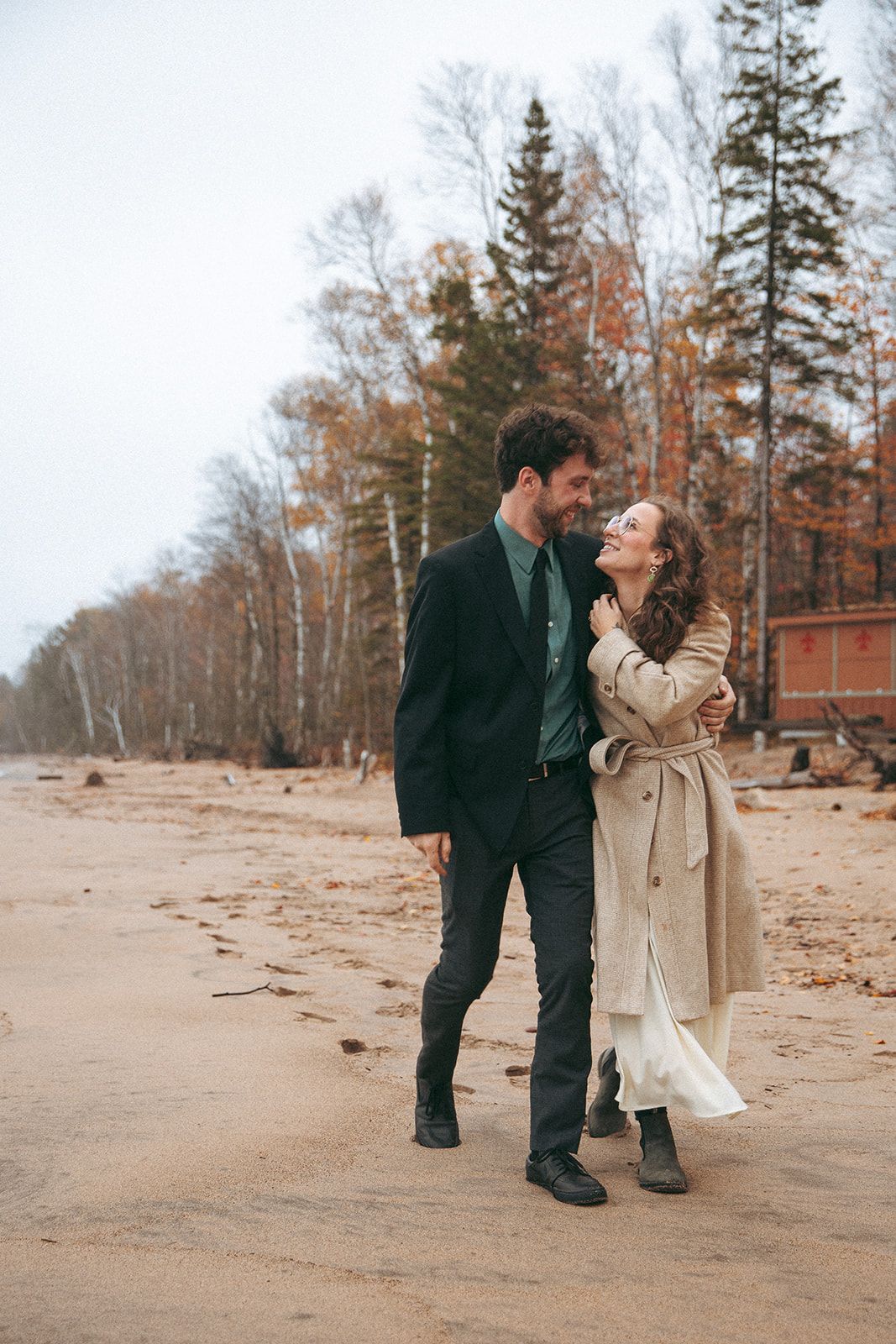 Emily and Noah's Wedding the Night Before I Do at the Cabin on Lake Superior by Thomas and Co. Photography