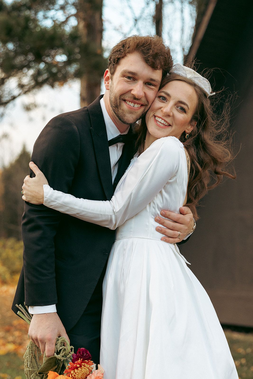 Emily and Noah's Wedding the bride and groom by Thomas and Co. Photography