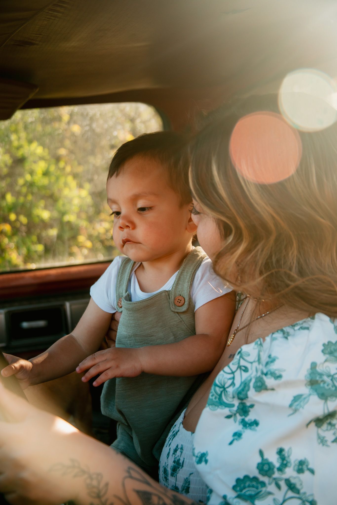 Mother and son photography vintage truck photos film photography Emily Earll photos