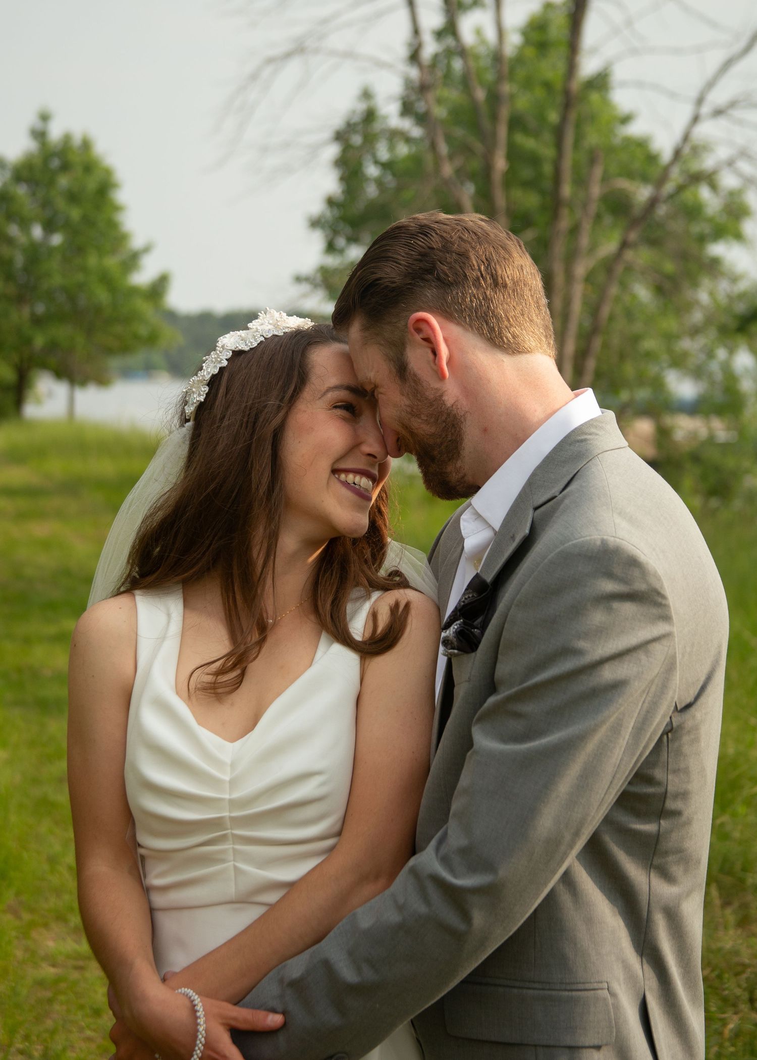 Wedding portraits, backyard wedding, Emily Earll photos