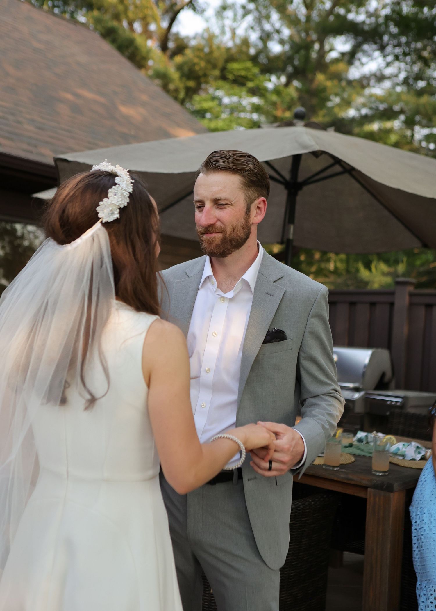 Backyard wedding, Emily Earll Photos