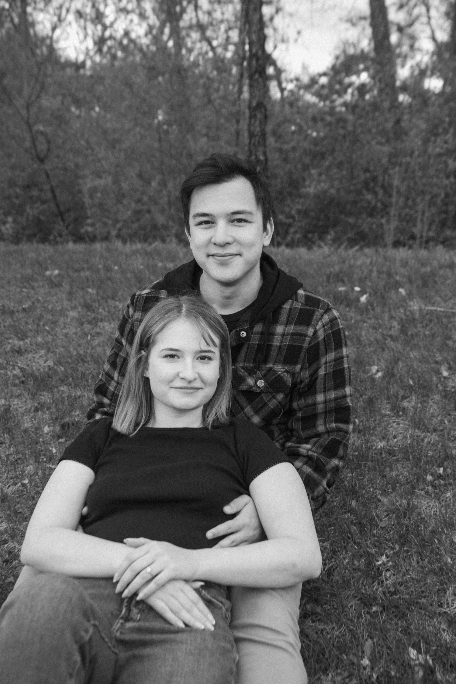 Engagement photos at home by Emily Earll Photos