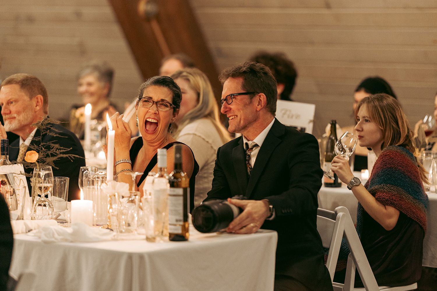 Emily and Noah's Wedding the reception by Thomas and Co. Photography