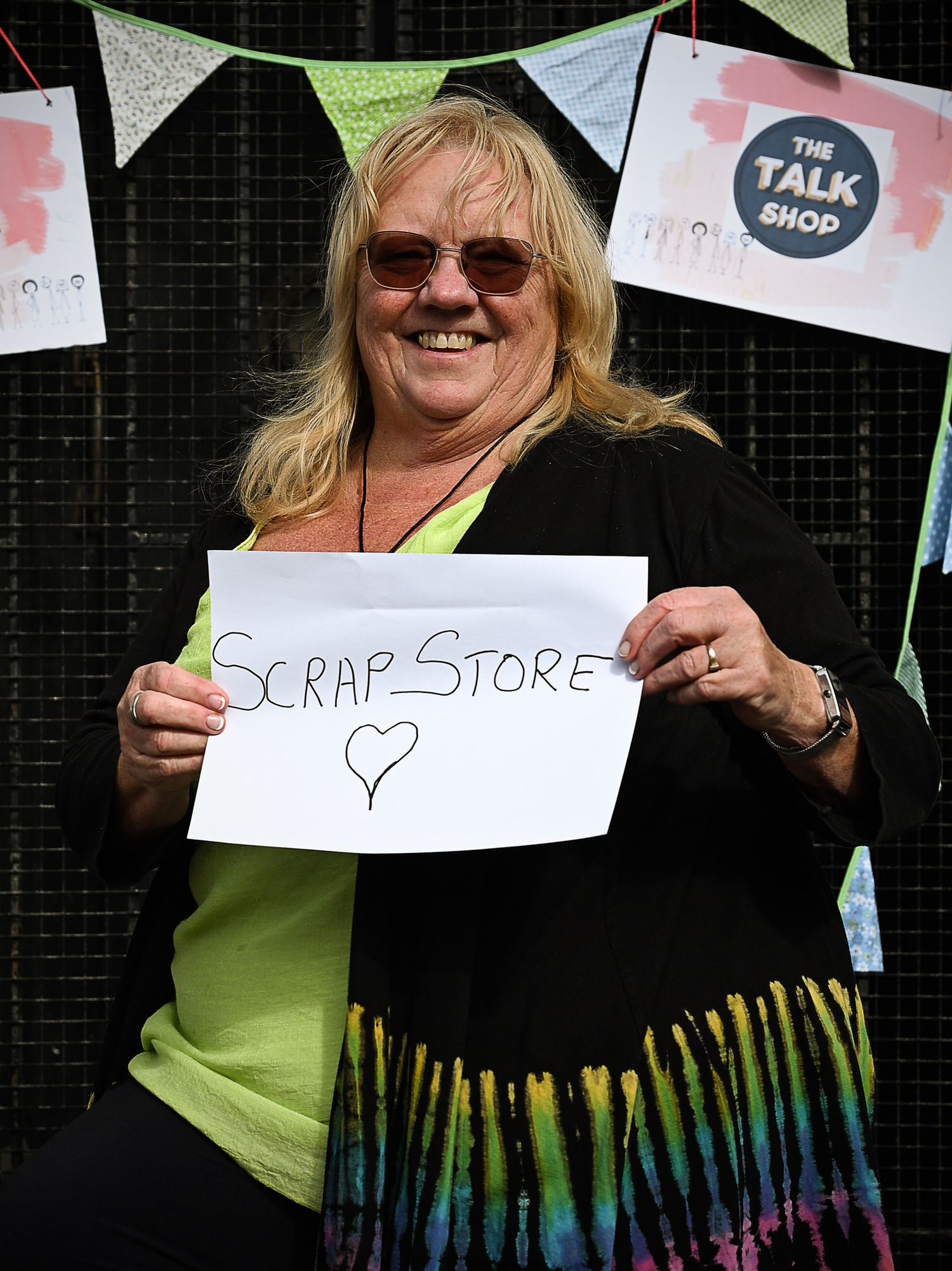Portrait of a Stonehouse resident by photographer Arnet Donkin, sharing what they love about their community during the Union Street Party