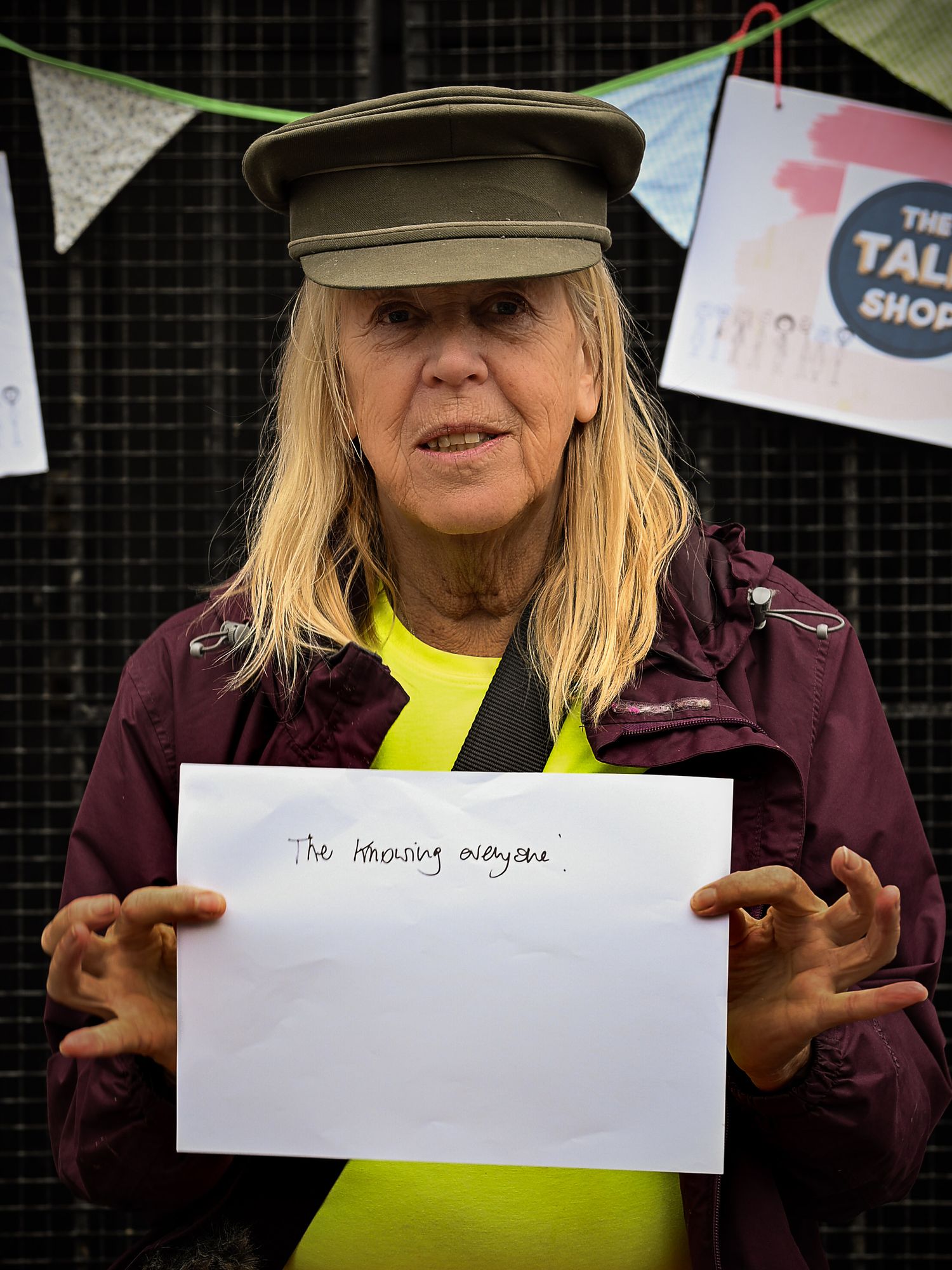 Portrait of a Stonehouse resident by photographer Arnet Donkin, sharing what they love about their community during the Union Street Party