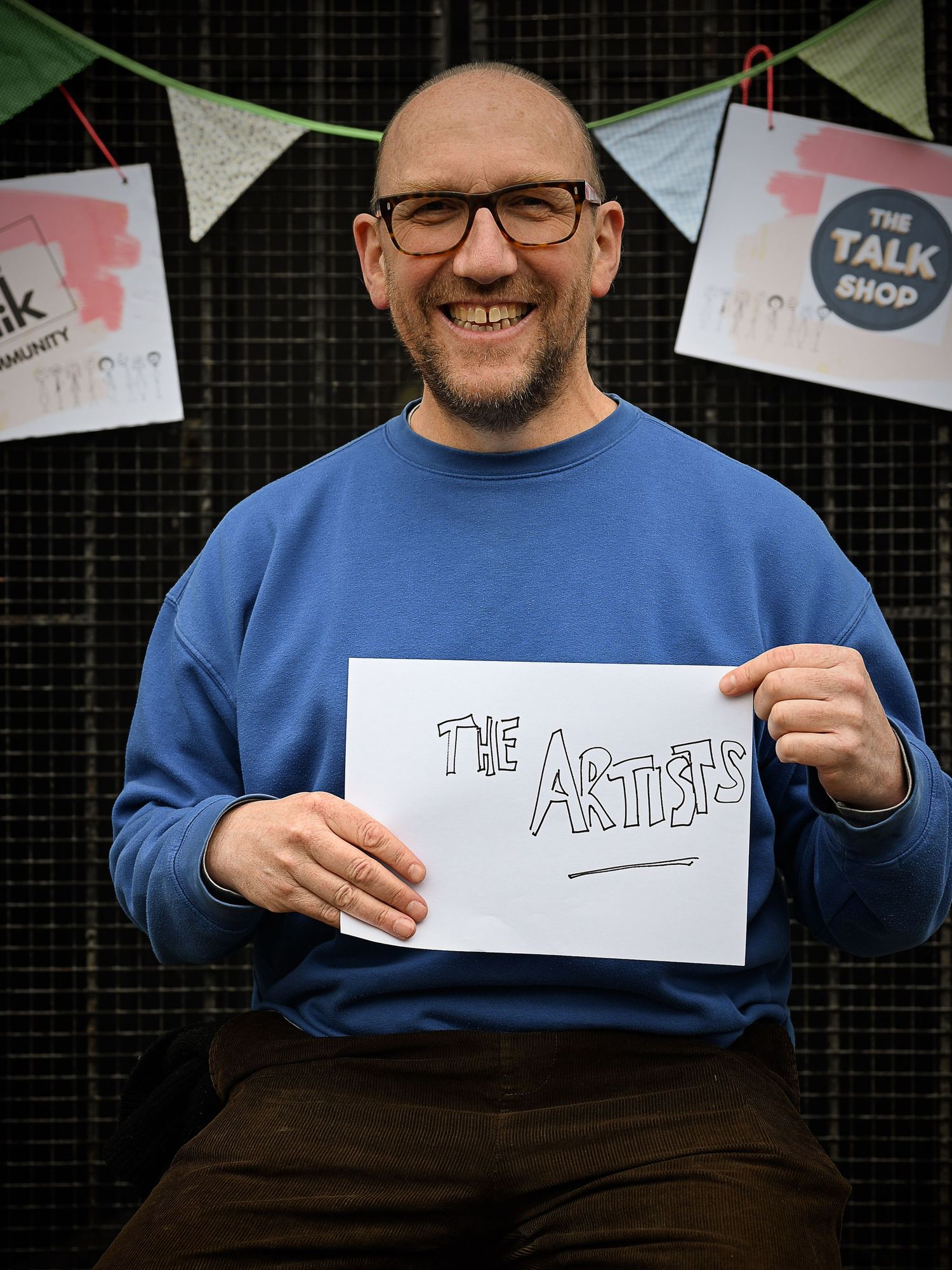 Portrait of a Stonehouse resident by photographer Arnet Donkin, sharing what they love about their community during the Union Street Party