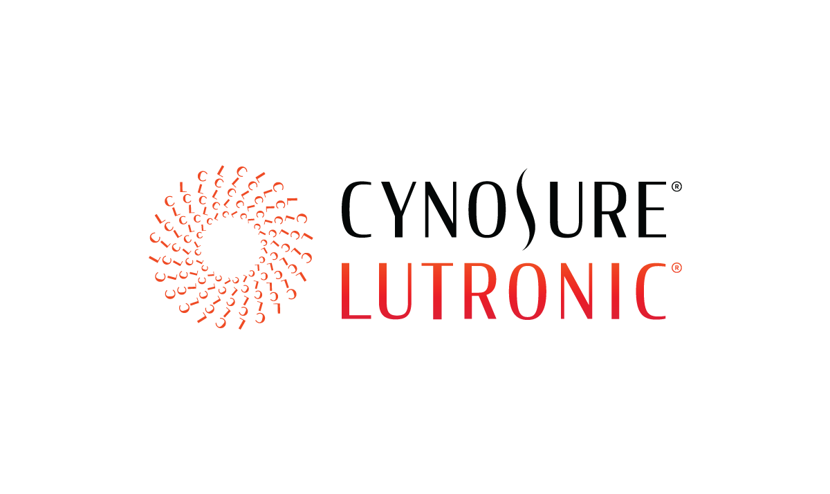 Cynosure Lutronic medical aesthetic laser company logo on white background.