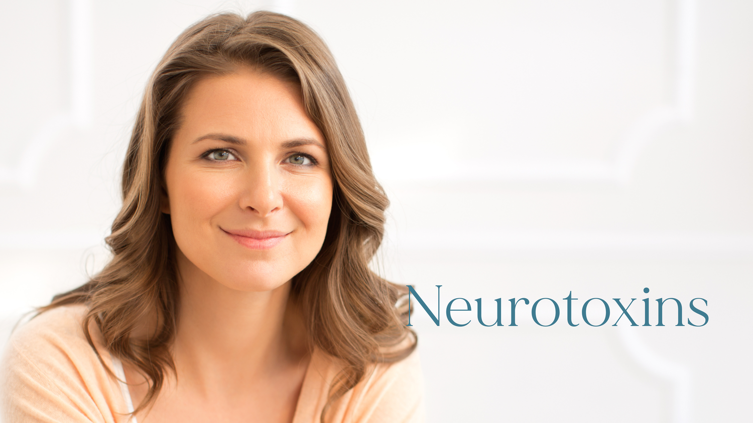 Confident woman with soft smile representing neurotoxin cosmetic treatments at a med spa.