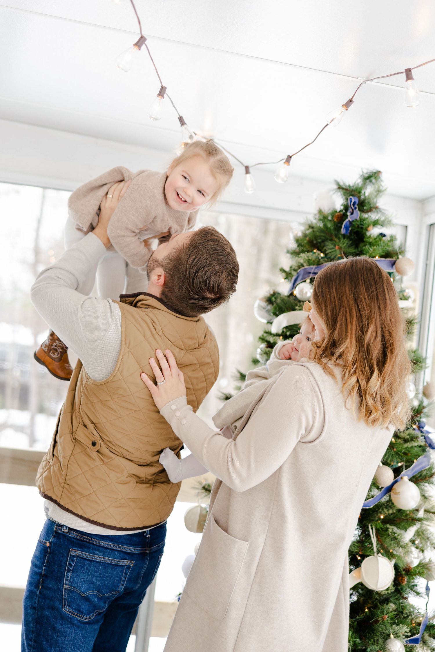 Candid family photo