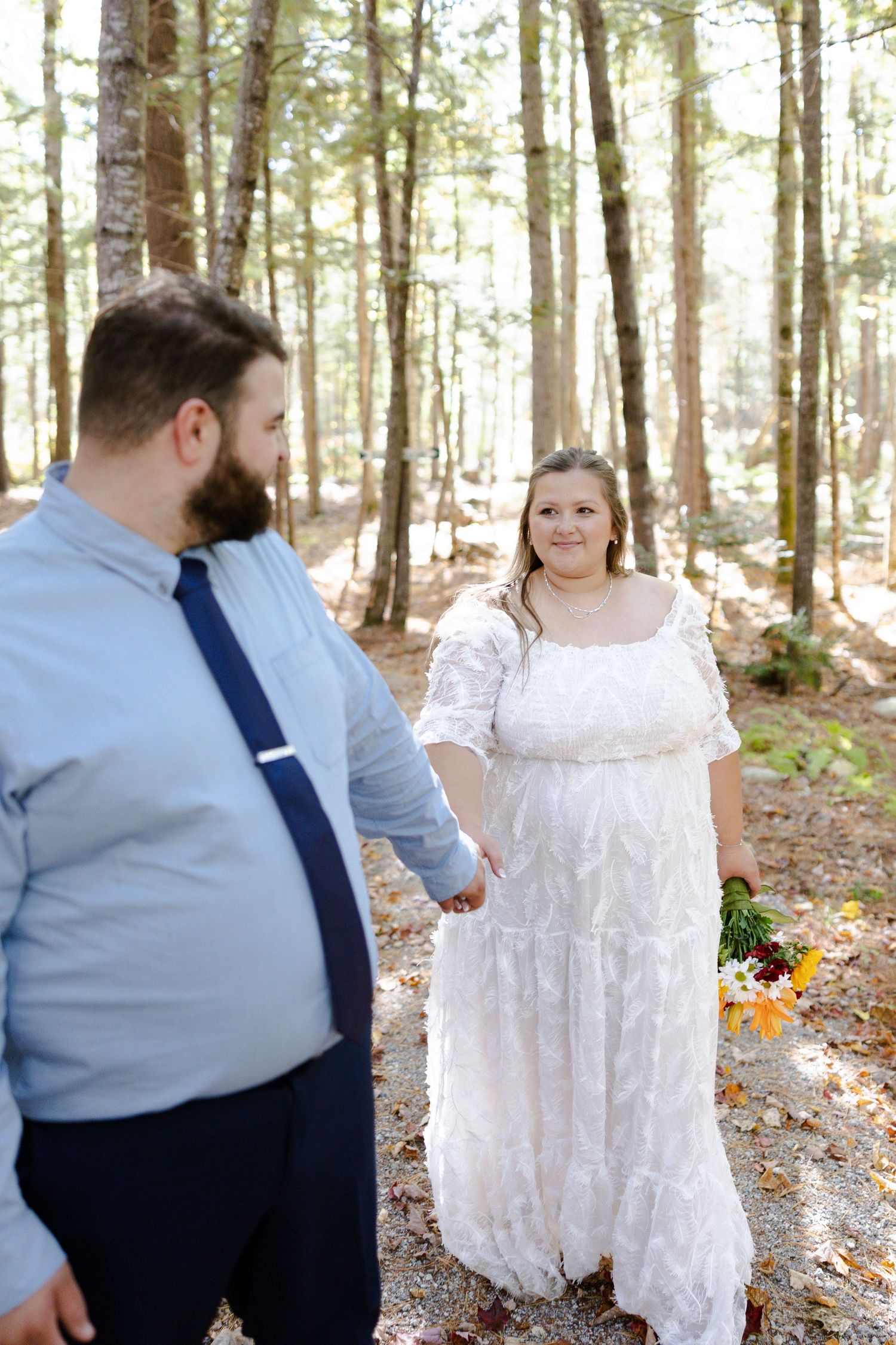 Bride and groom portrait