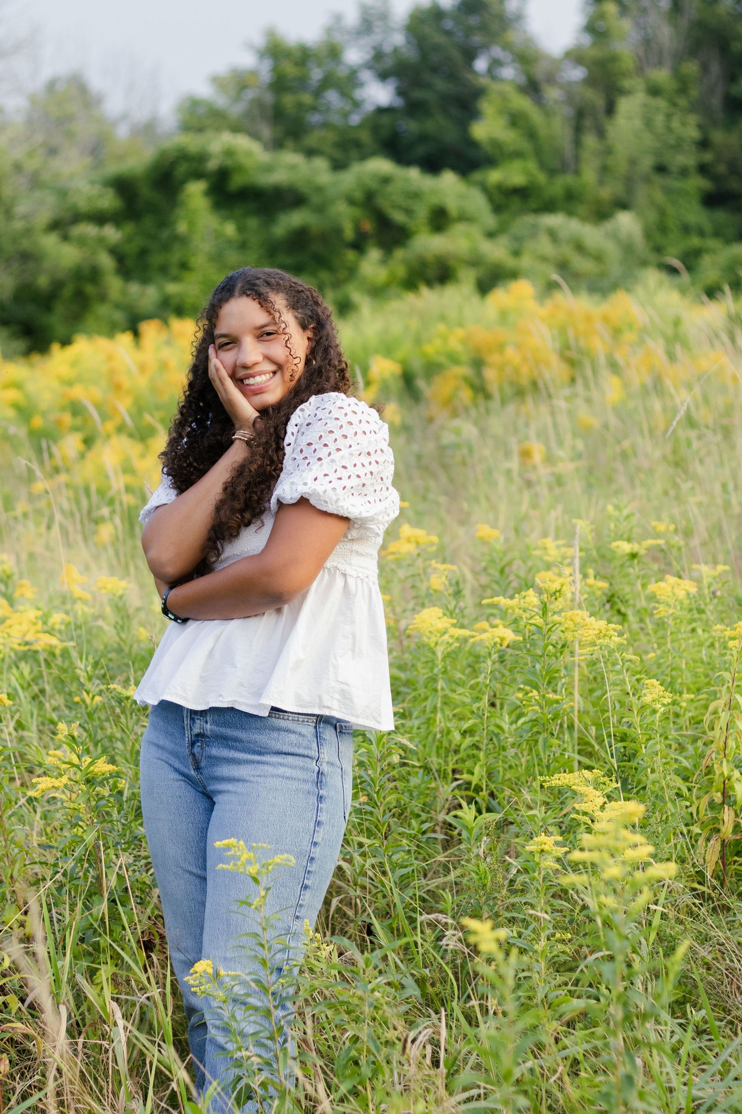 Image of outdoor senior portrait