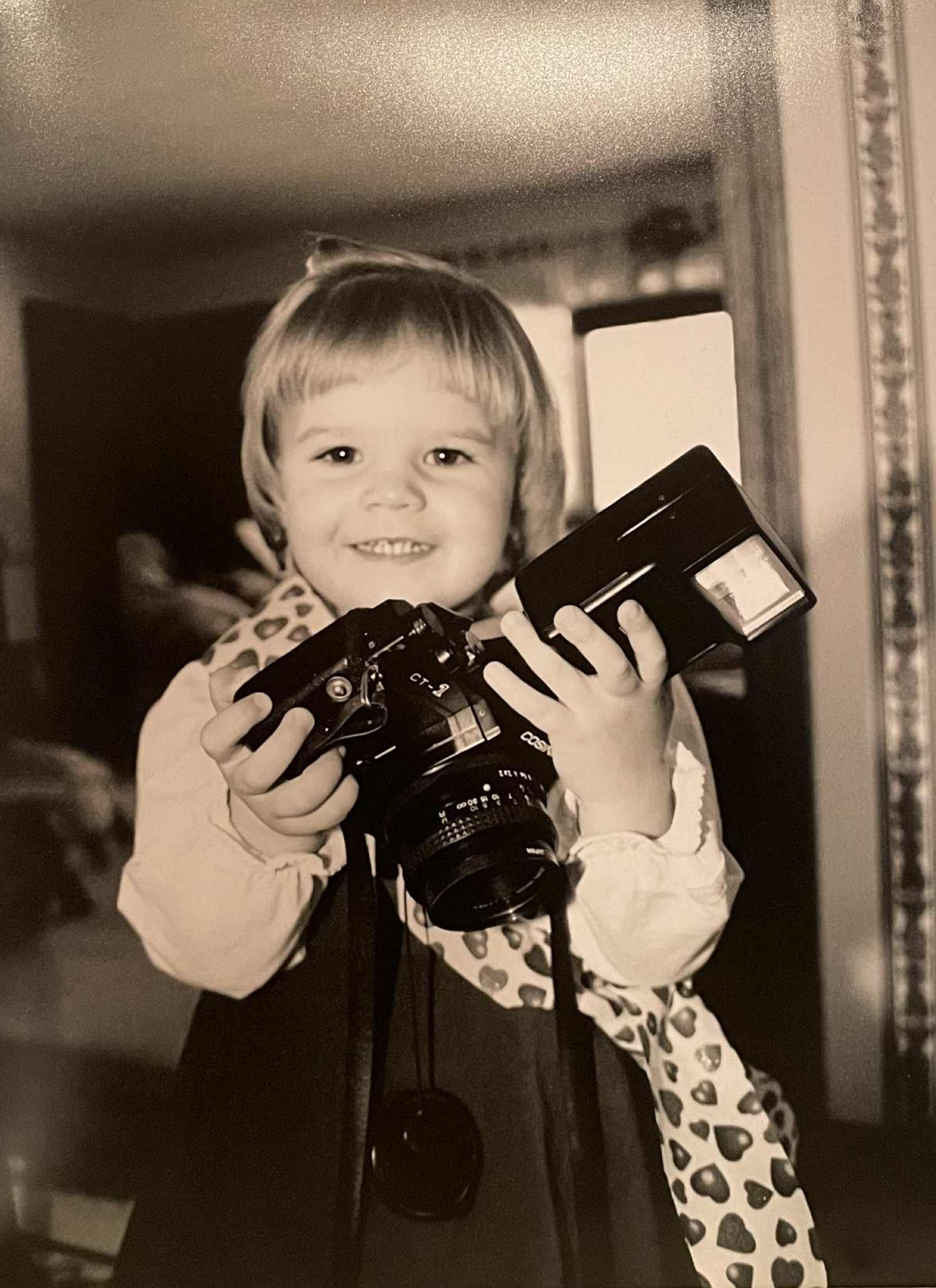 childhood photo of photographer