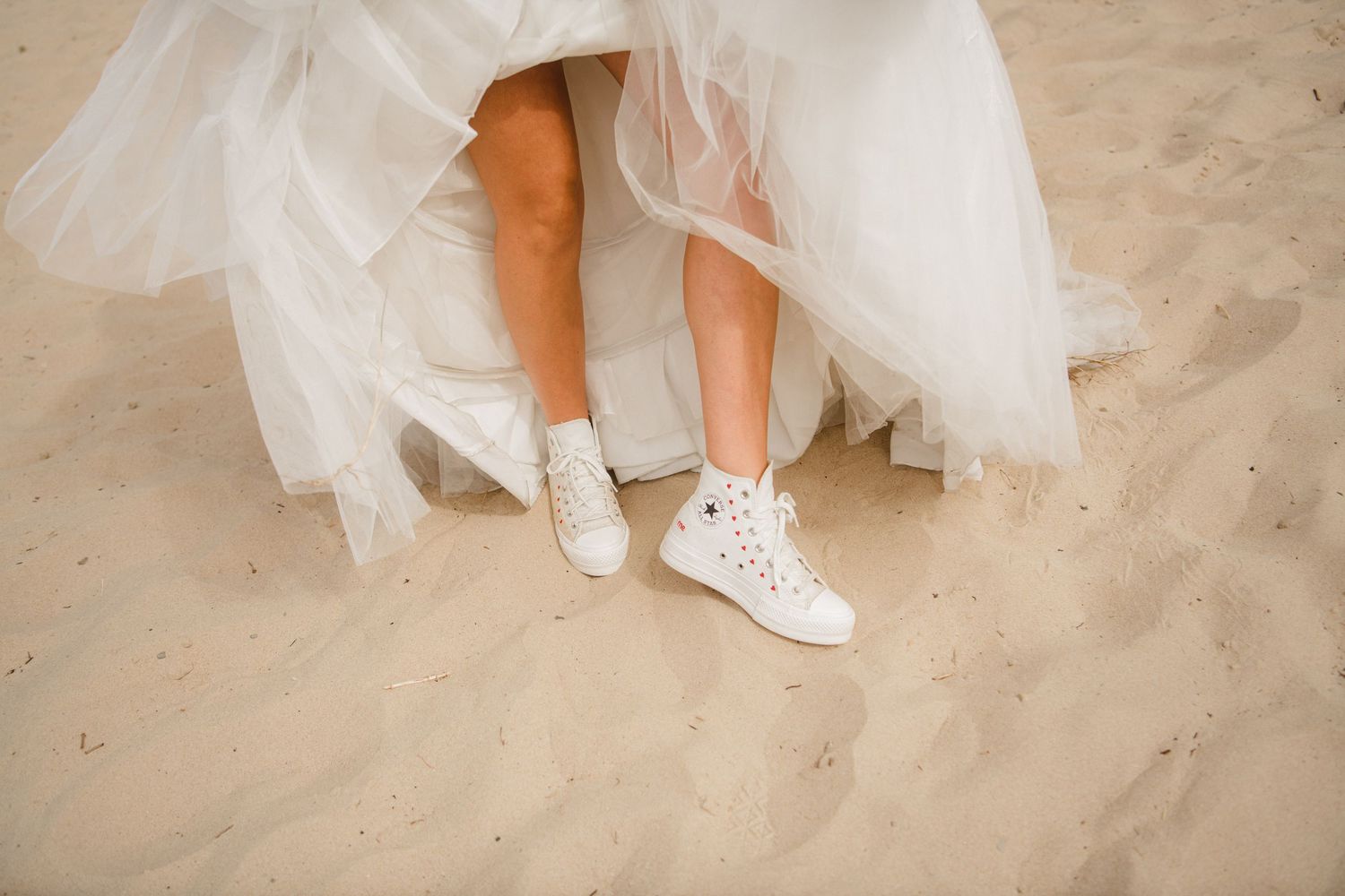 mariage couple plage normandie
