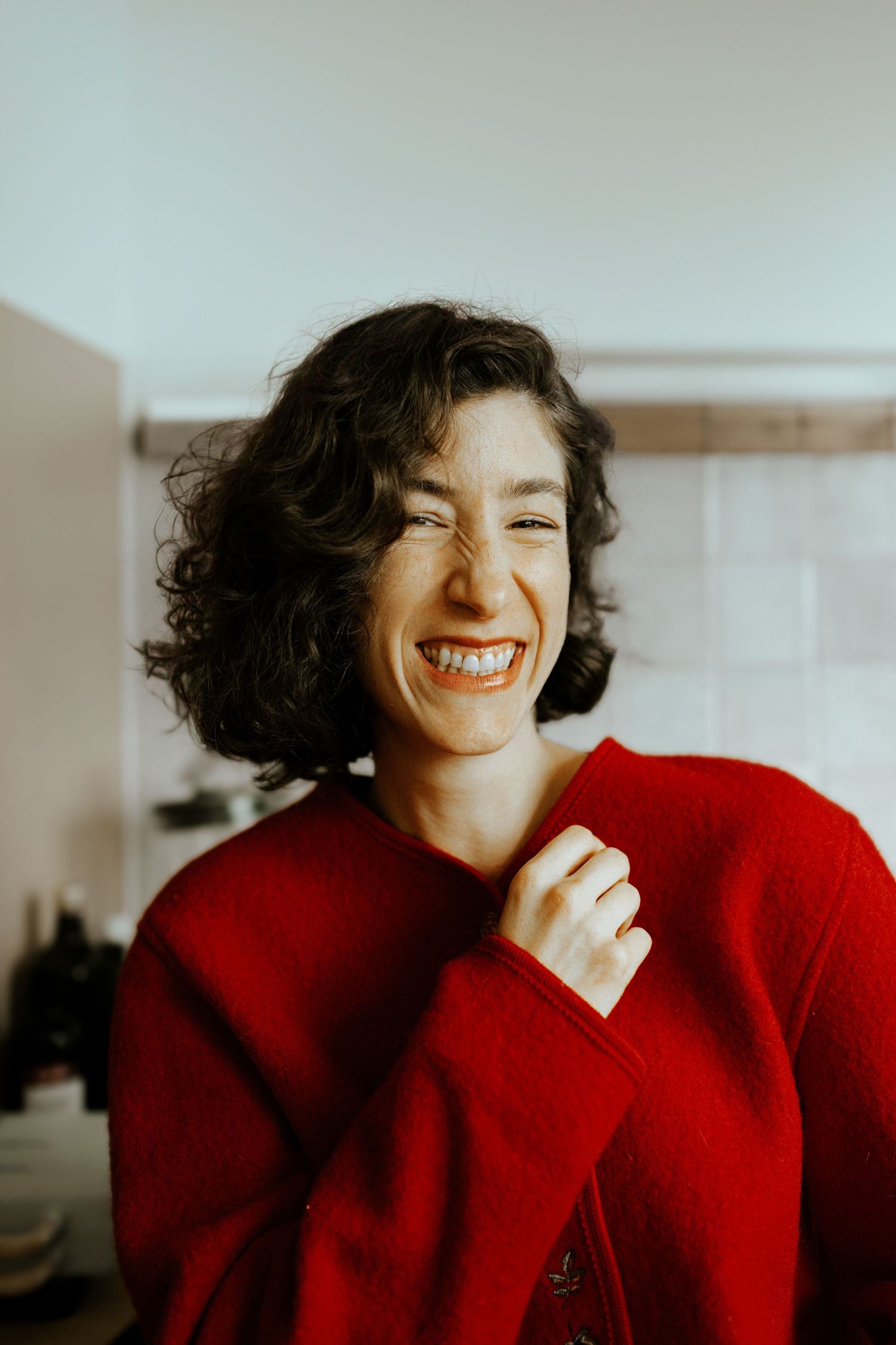 portrait femme intérieur