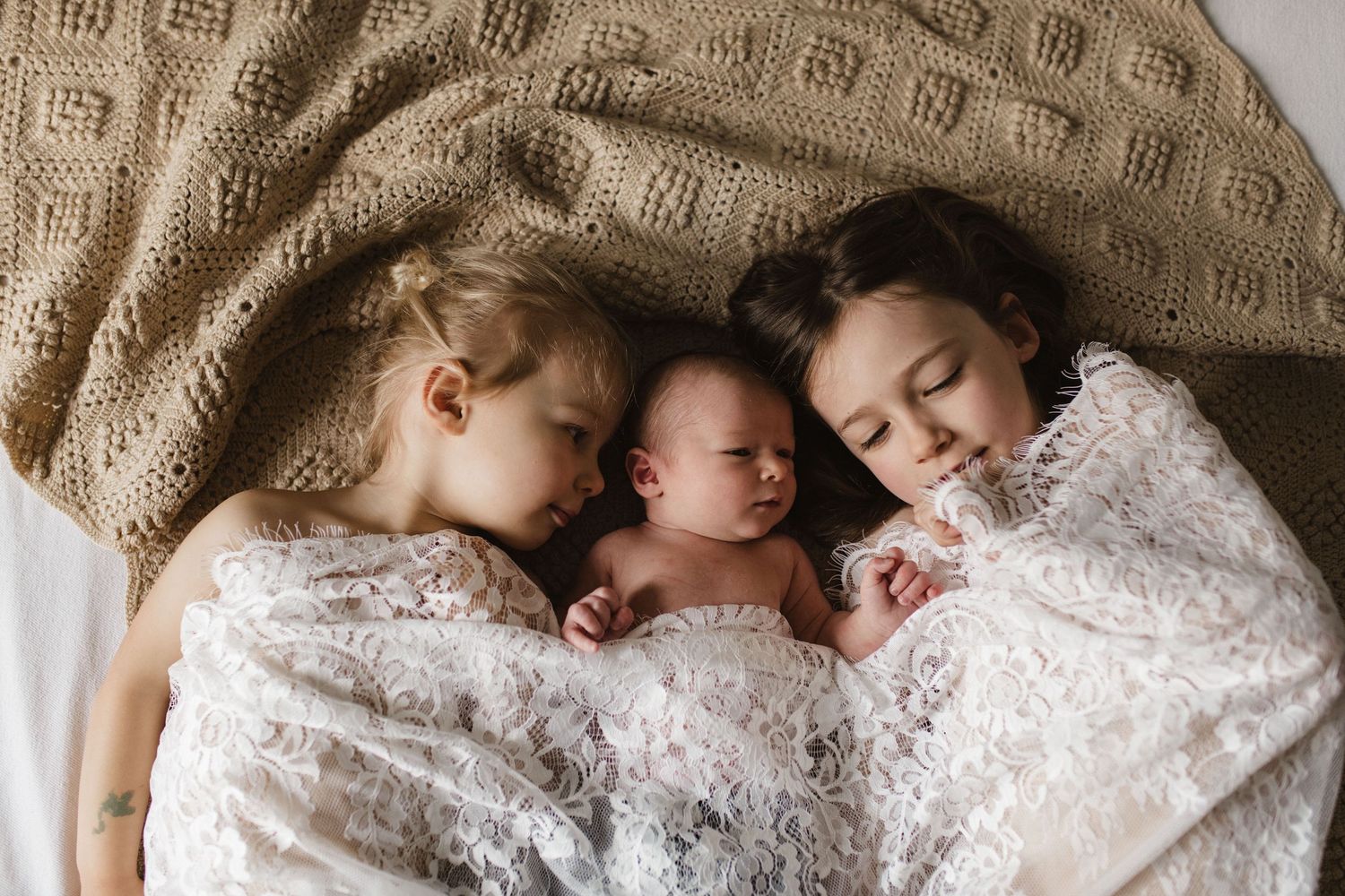 enfants bébé famille portrait