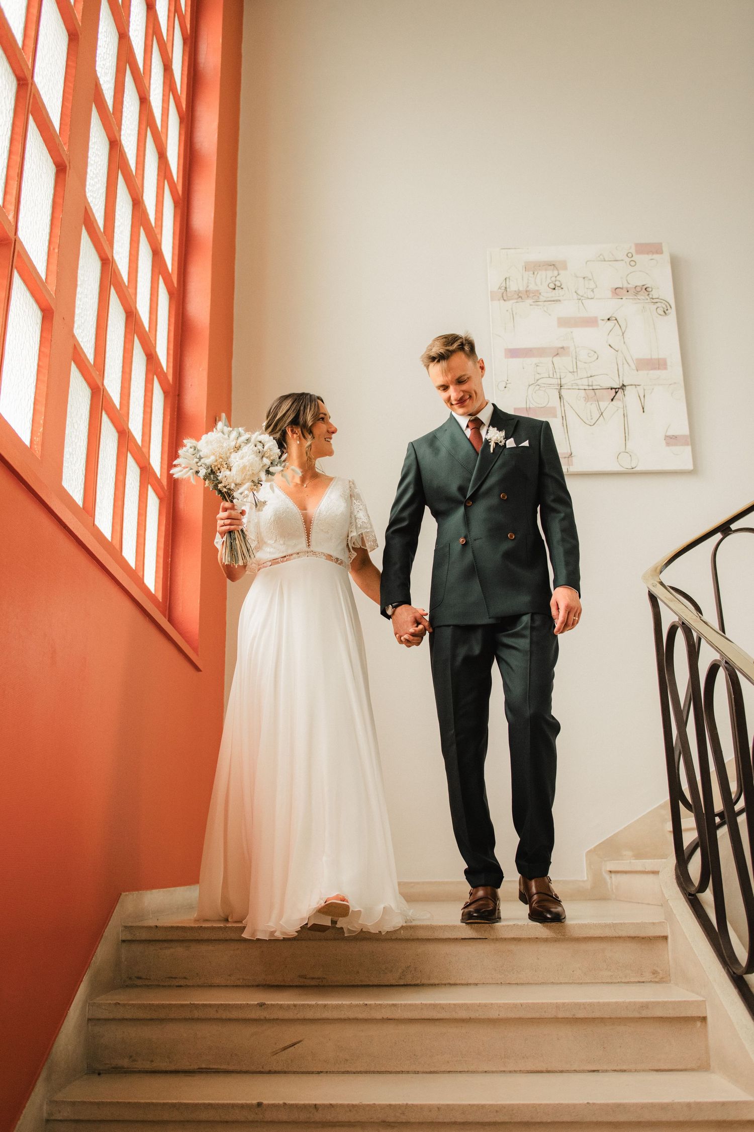 Couple mariage mairie