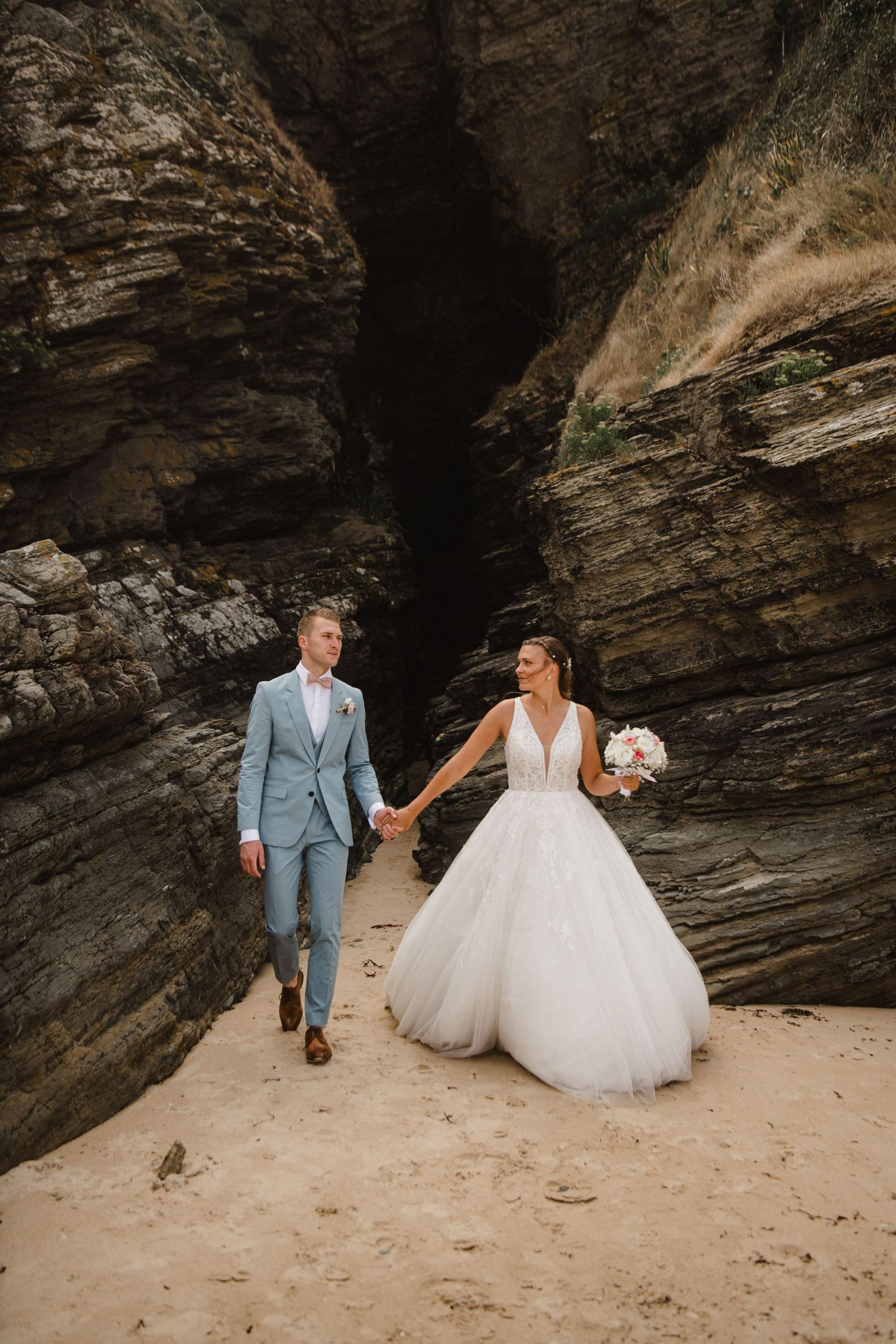 mariage couple plage