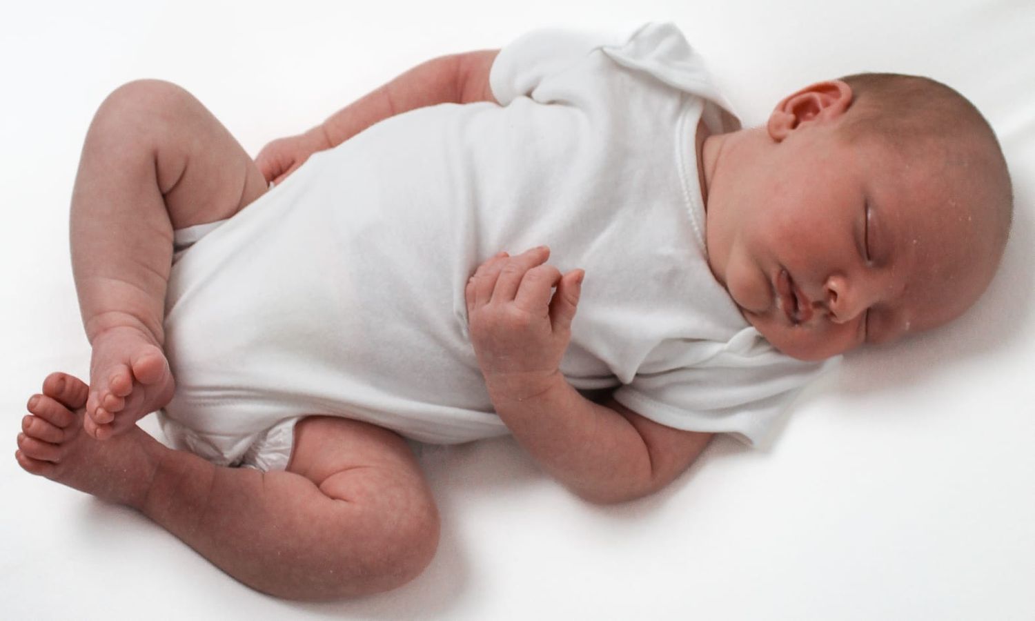 In the studio newborn session