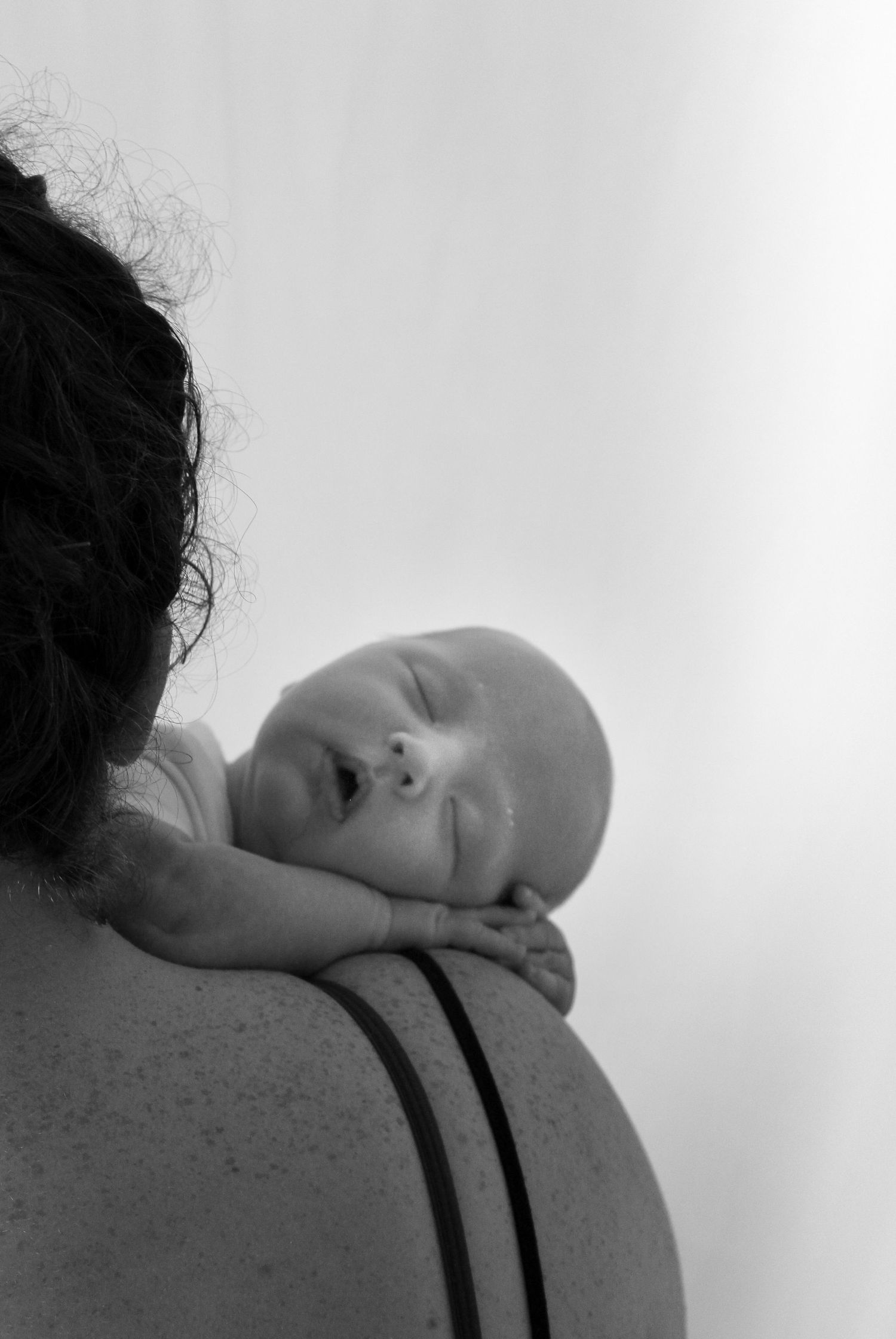 Mum and her newborn son