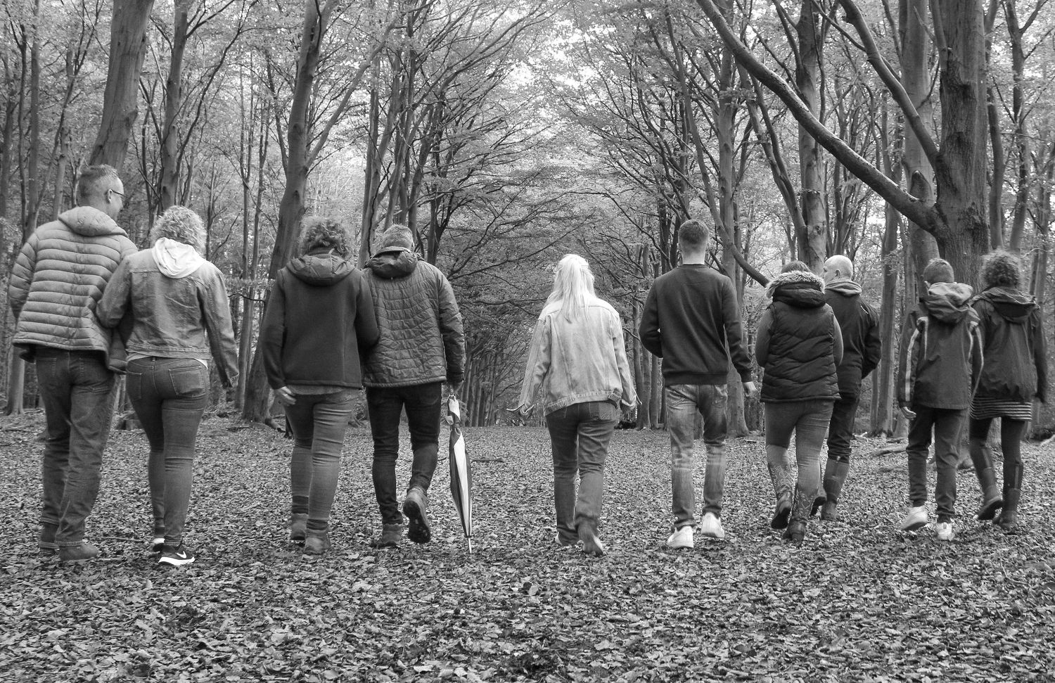 Extended family session. You don't always have to face the camera to capture a memory