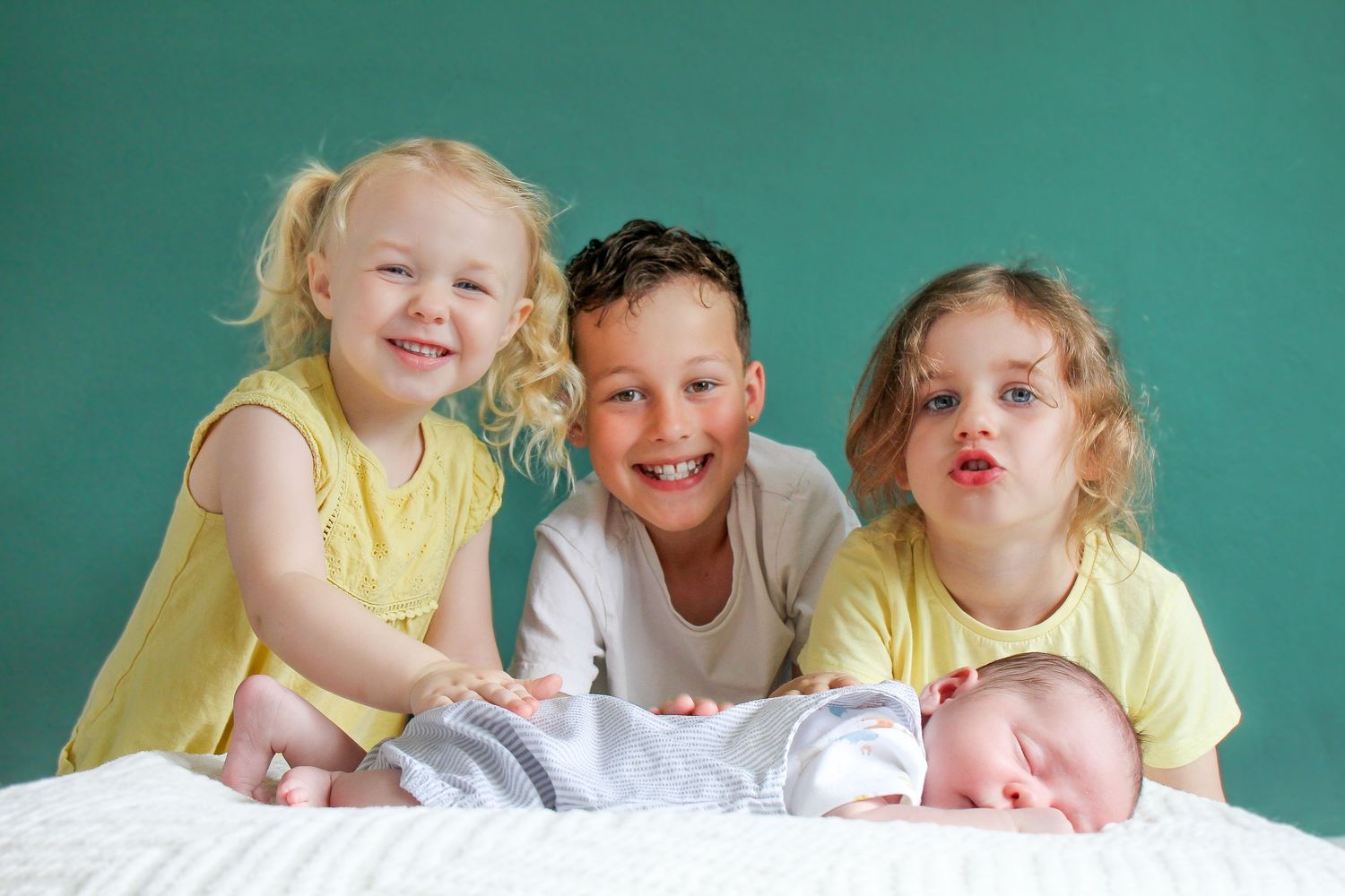 Three very lucky siblings