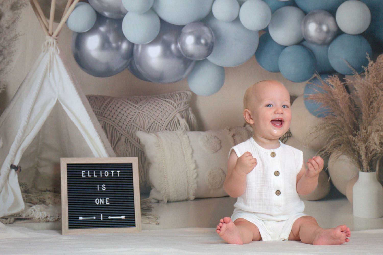 Birthday boy backdrop