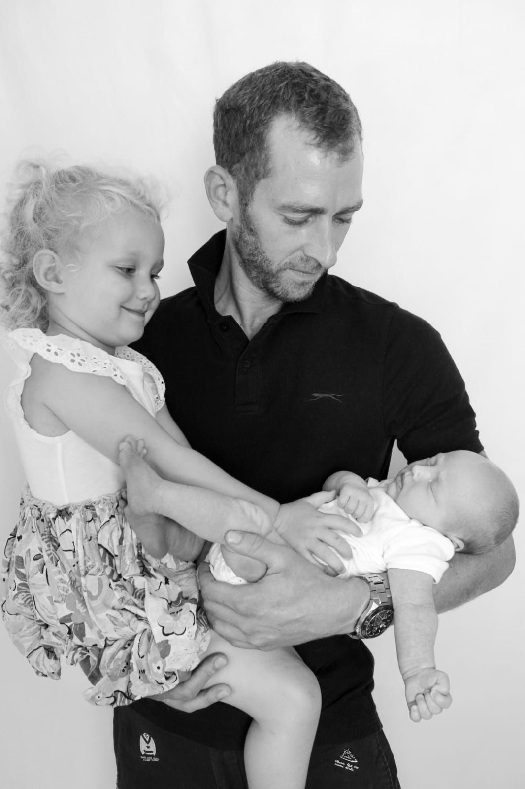A dad and his babies