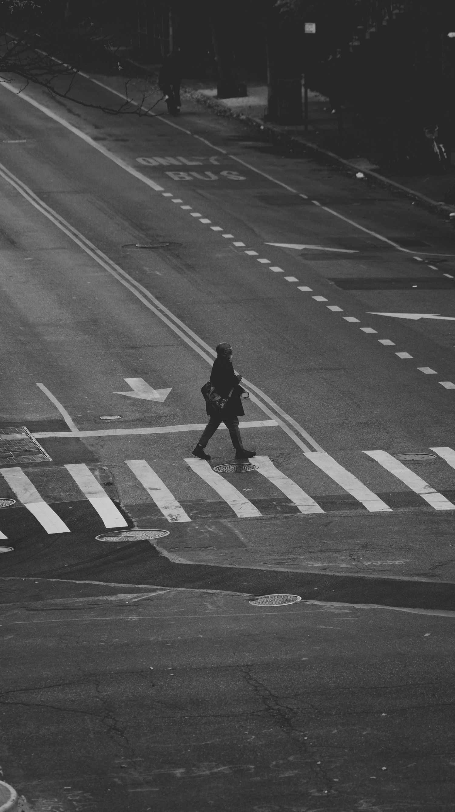 Night Crossing Aerial