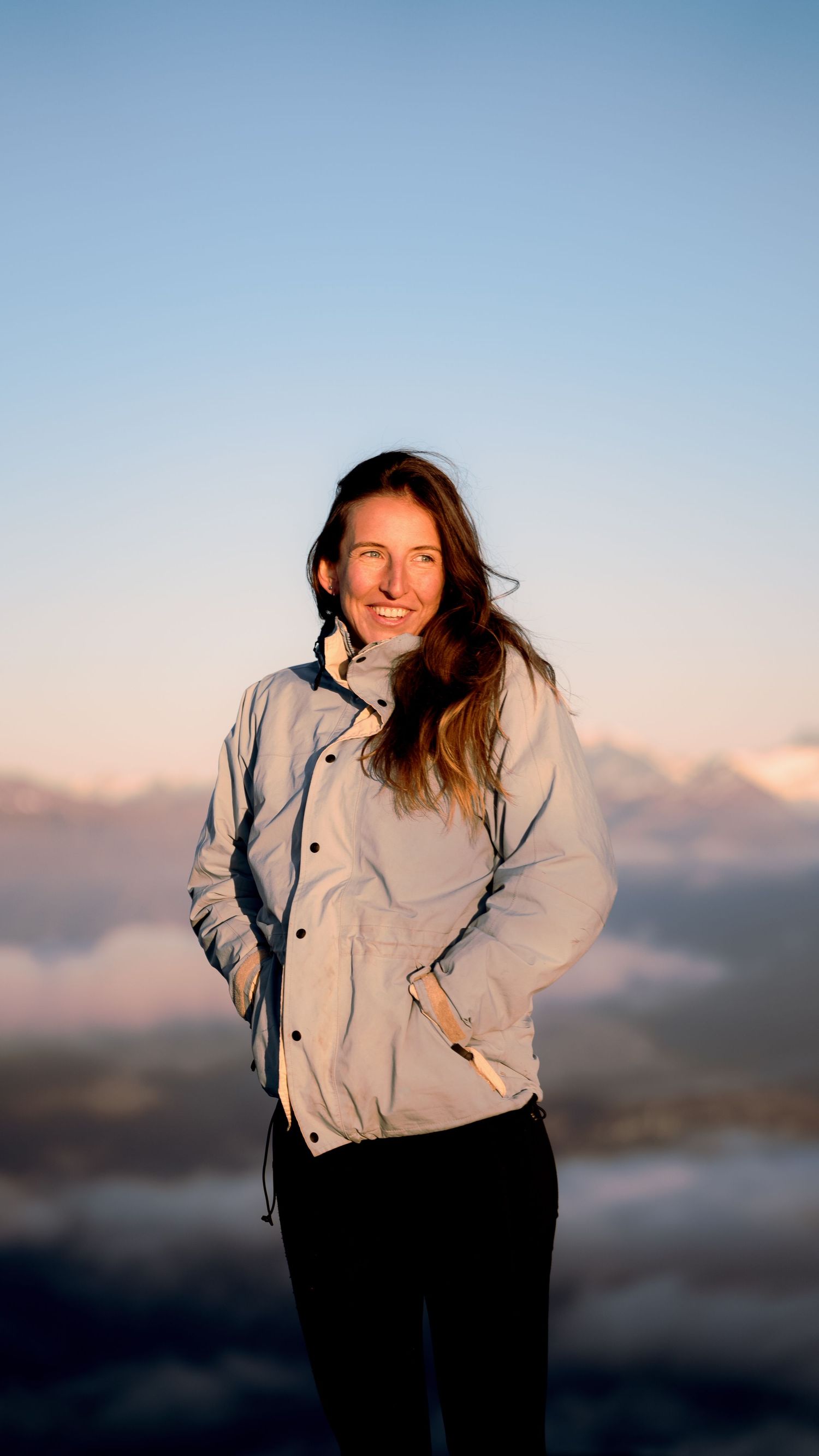 Mountain Sunset Pose