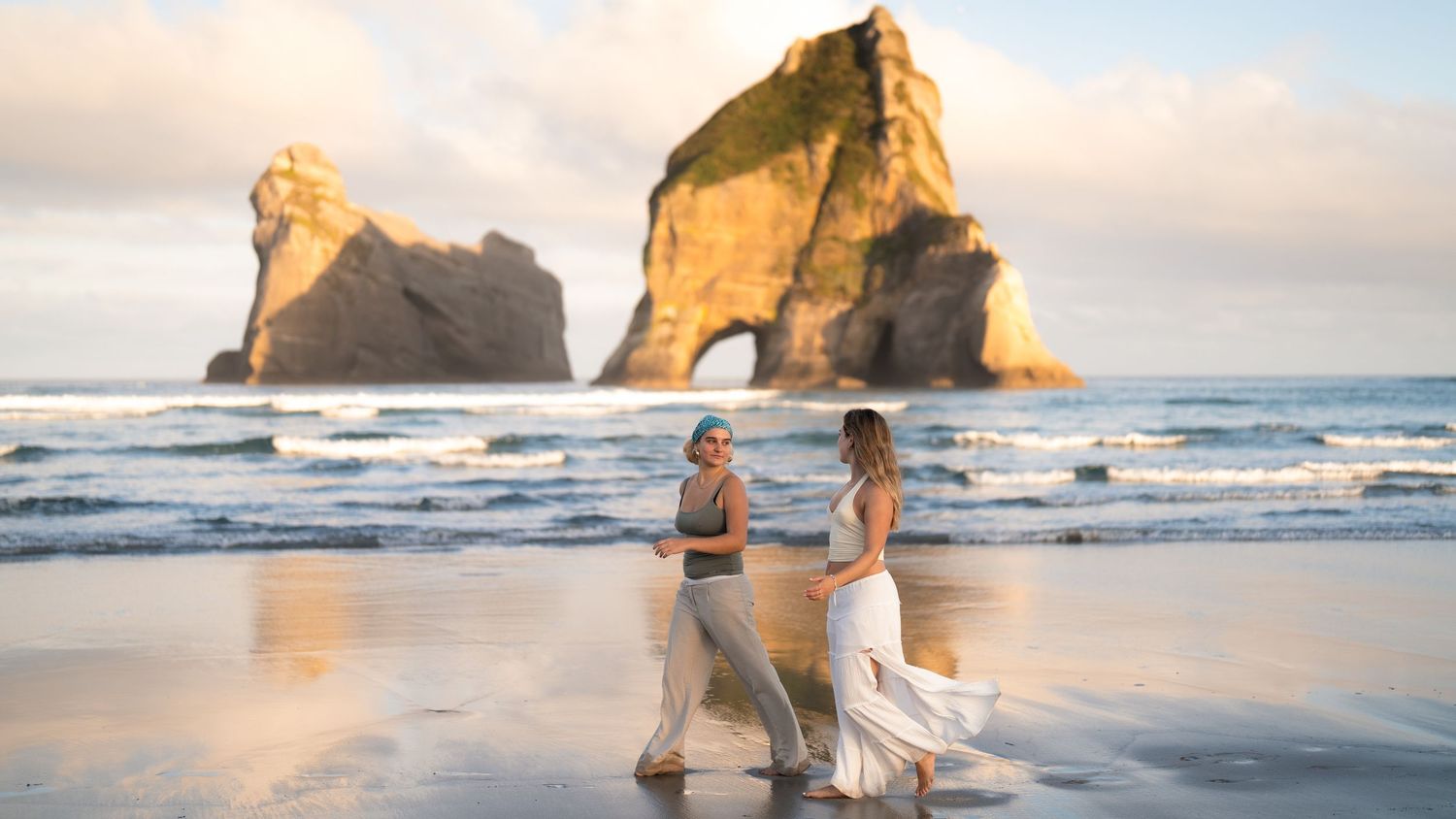 Beach Couple Sunset