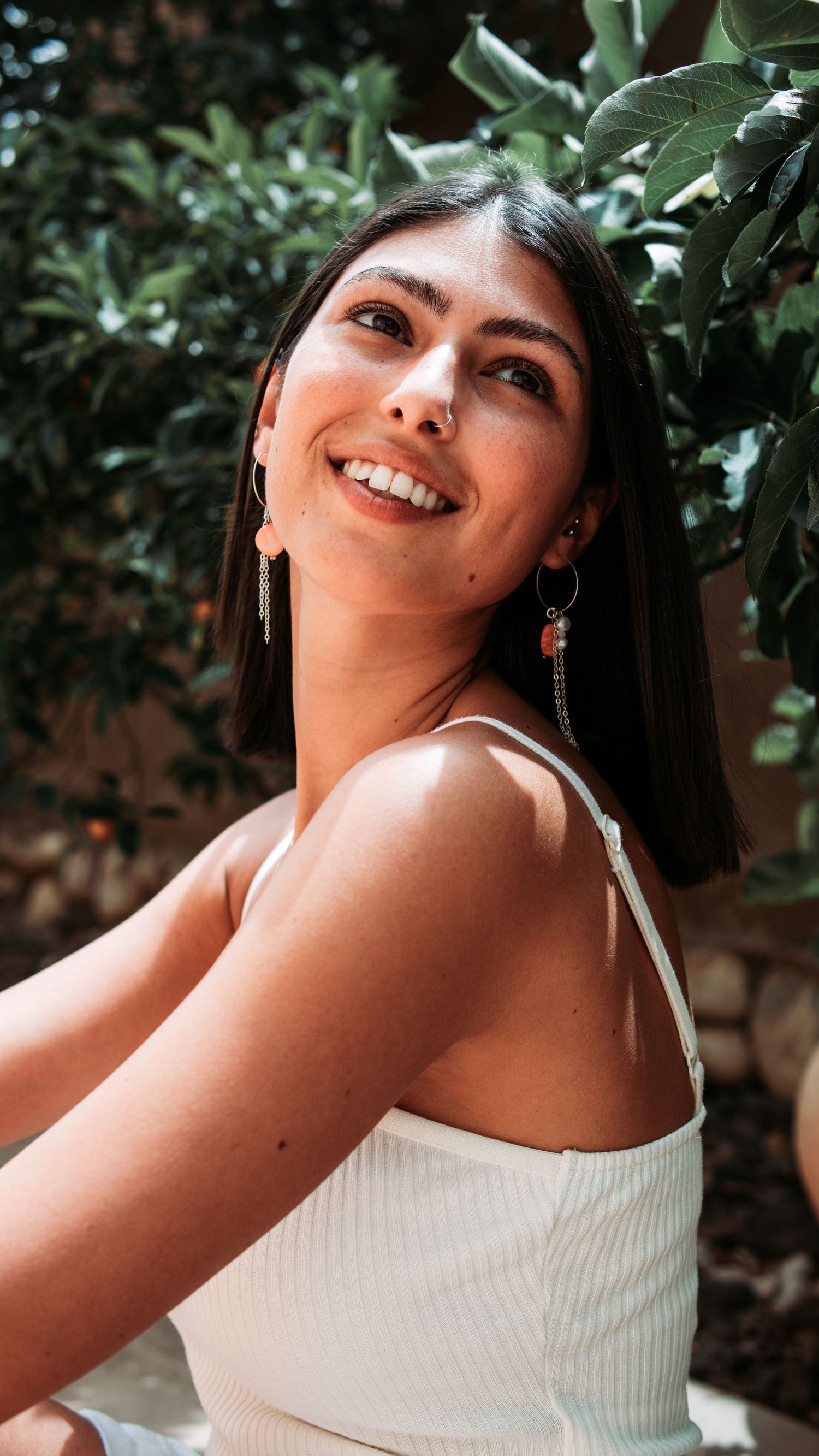 Green Foliage Portrait