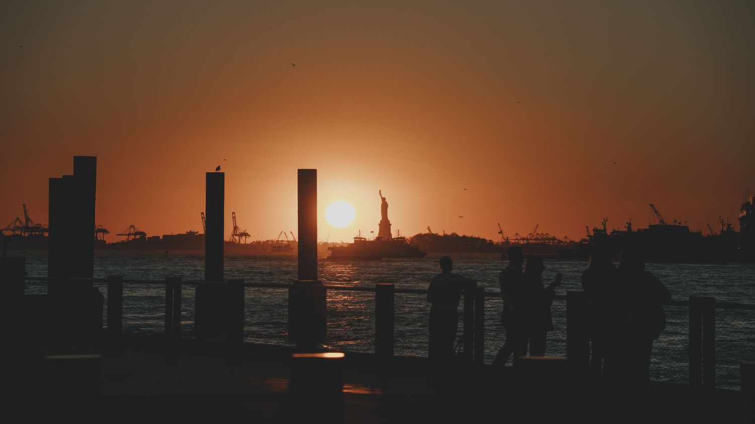 Statue of Liberty at Dusk