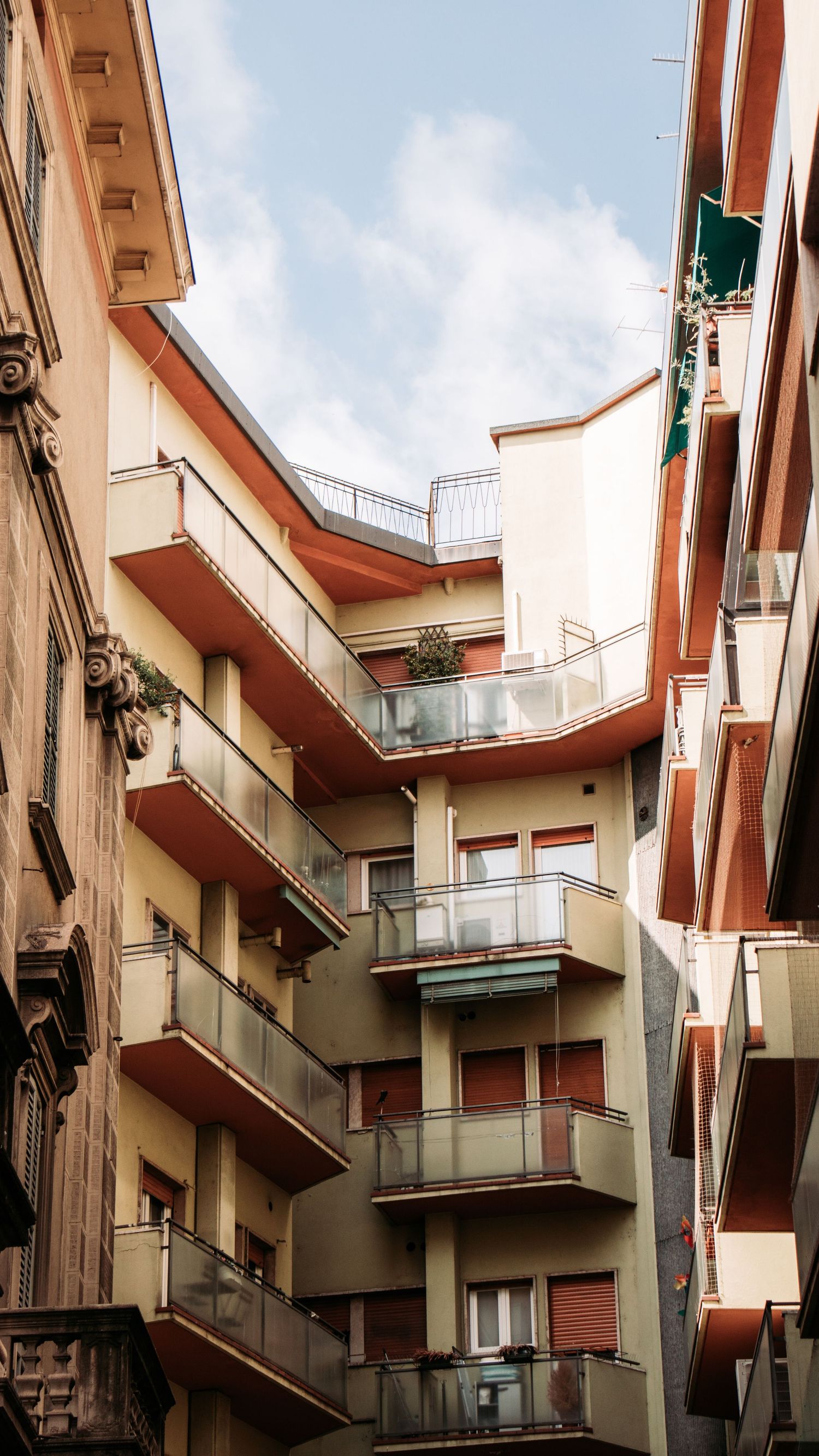 Staggered Balconies