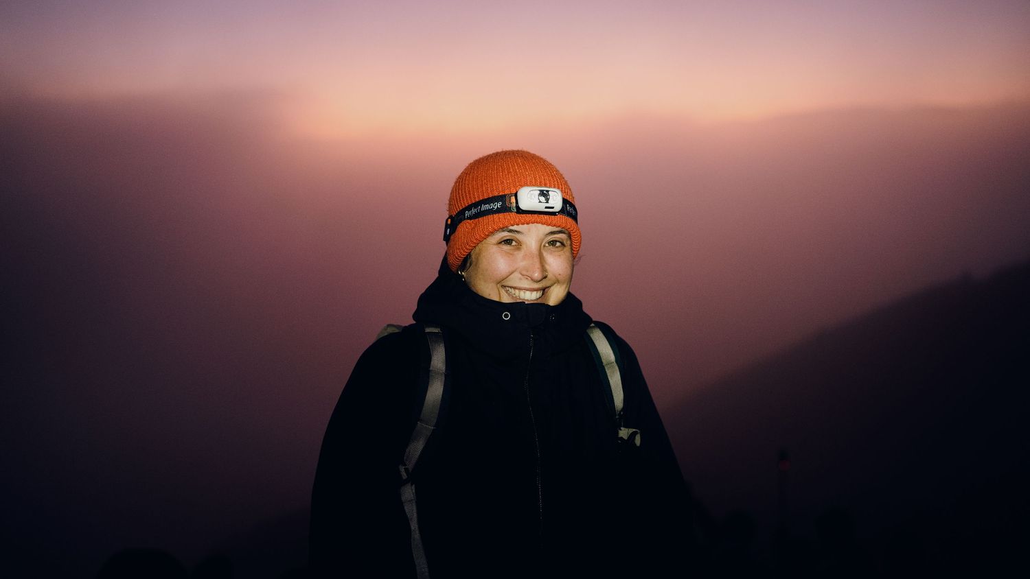 Mountain Hiker Sunset