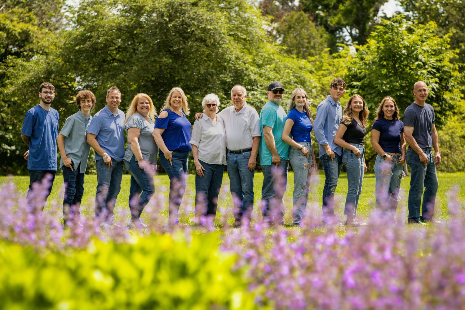 Family Pictures At Mellon Park Walled Garden , Kayla Rose Photography