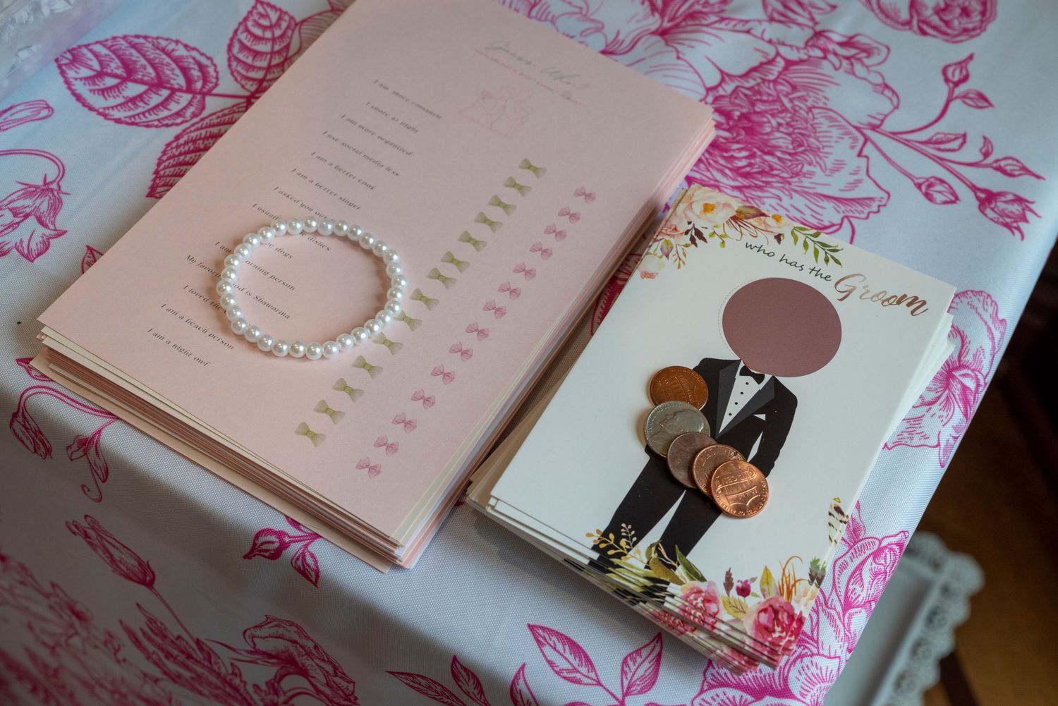 Bridal shower games