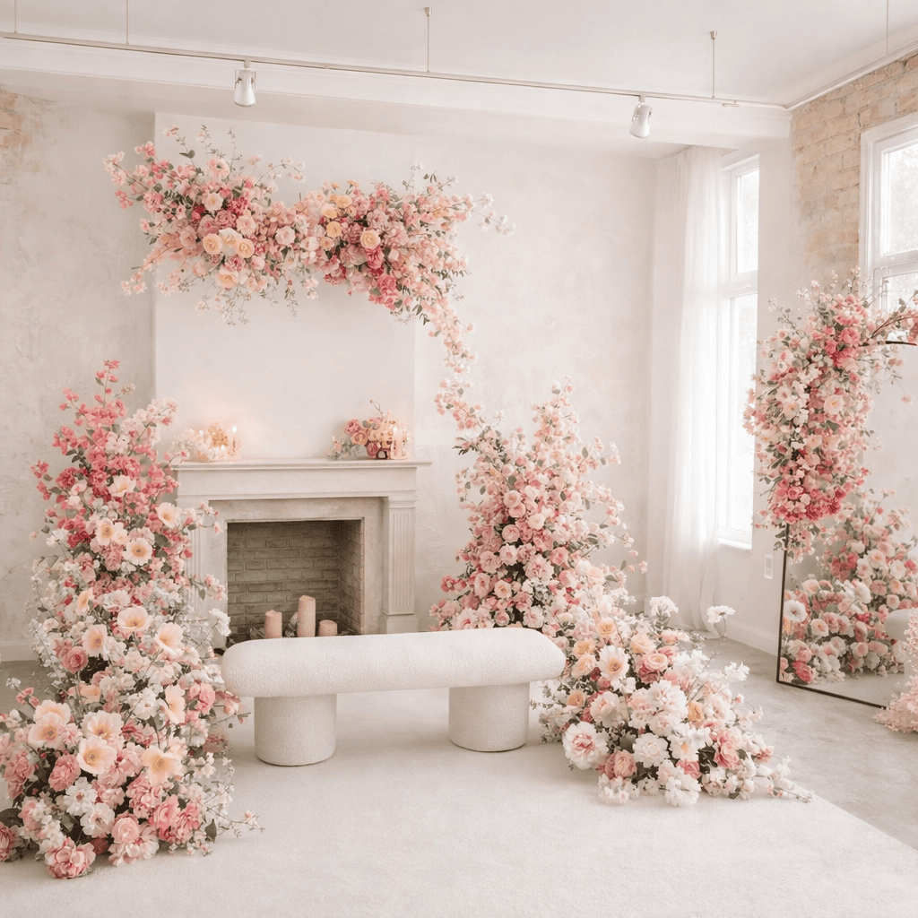 moederdag mini shoot bloemen setting
