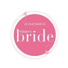 A collection of pink circular badges or logo designs arranged in a row against a white background.