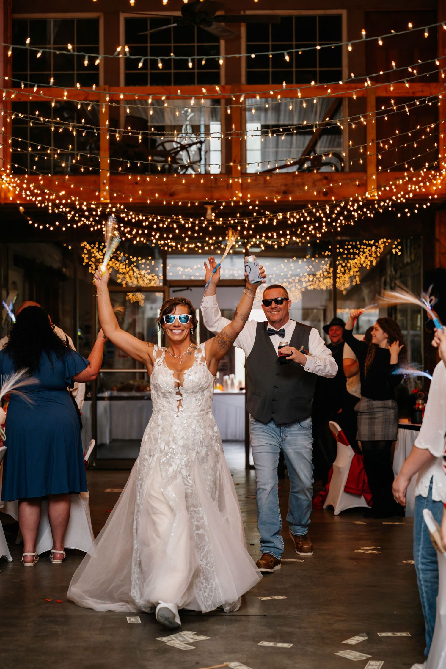 wedding reception entrance photos