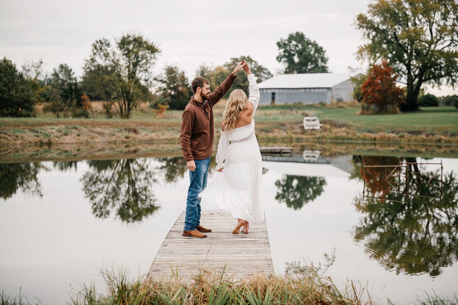 candid engagement photography