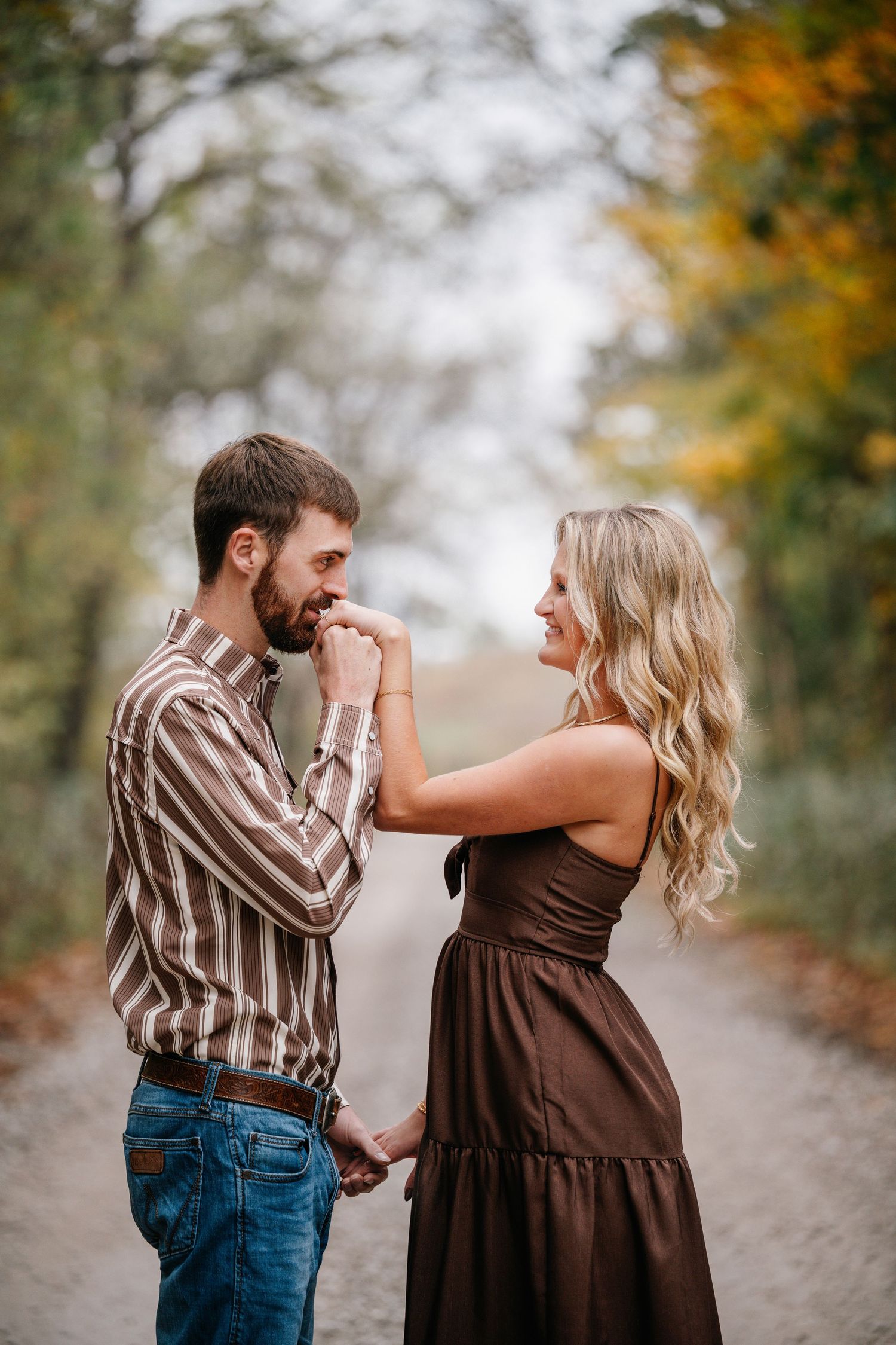 western engagement photos