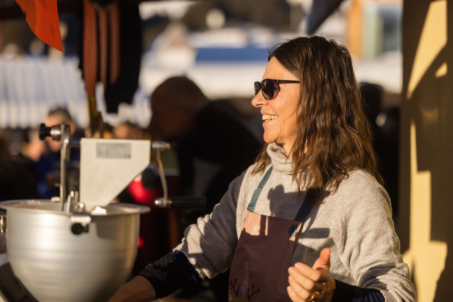 Eventreportage eines Outdoor-Events mit Besucherinteraktion für Unternehmenskommunikation. Surselva Tourismus