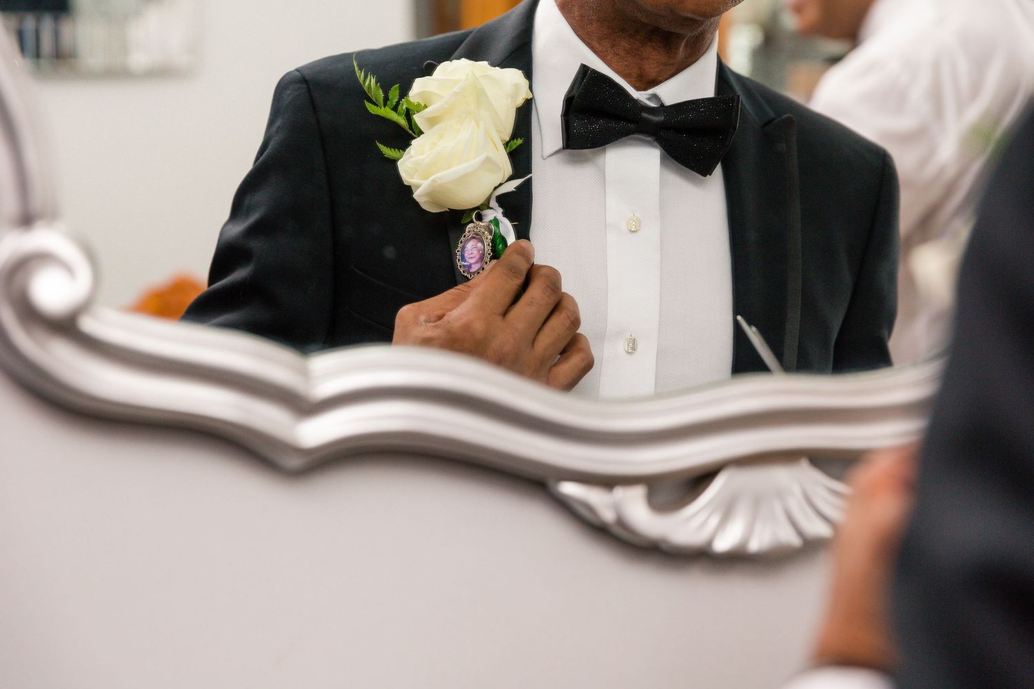 Uk Wedding photographer - Groom prep portraits