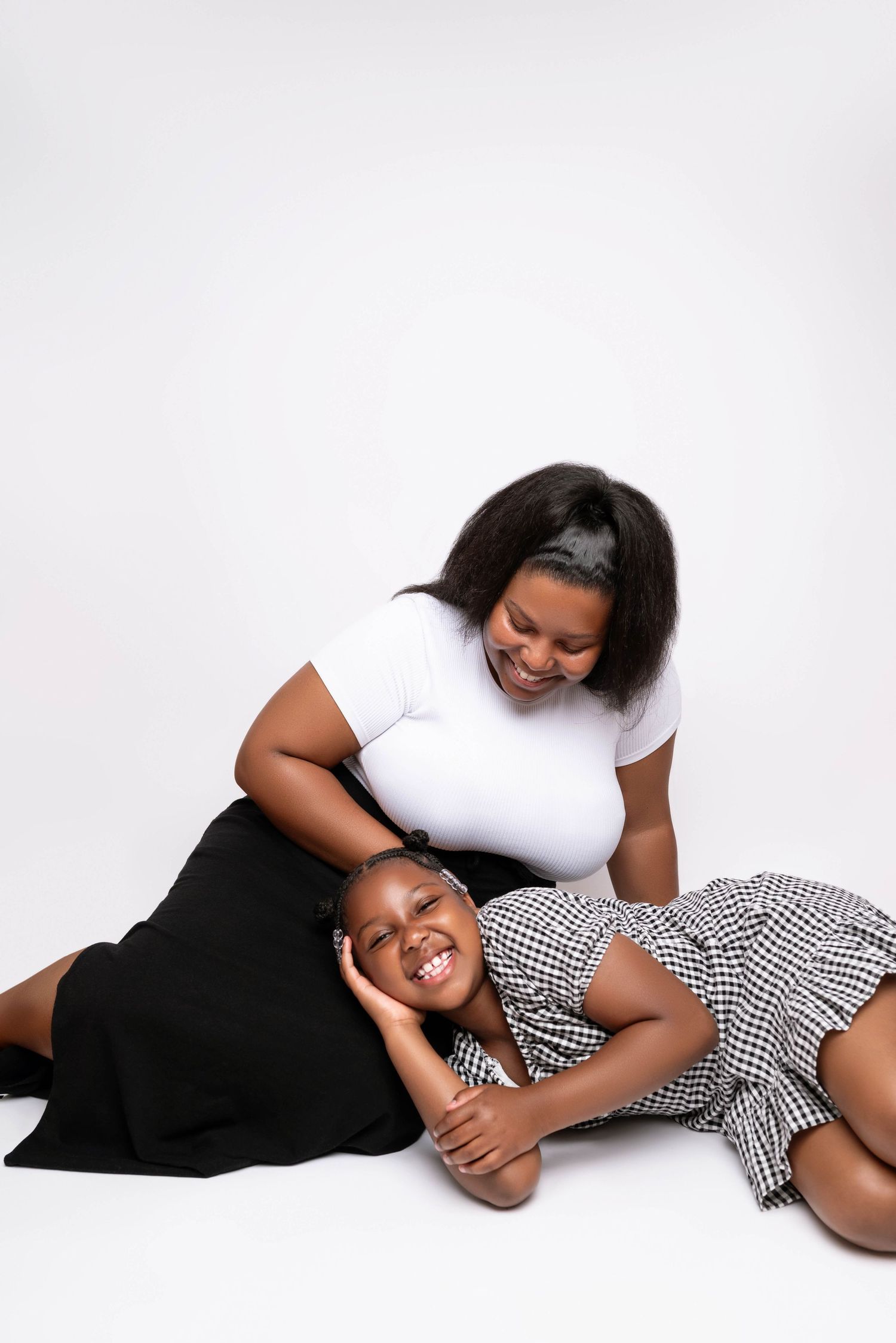 Mother and daughter photoshoot