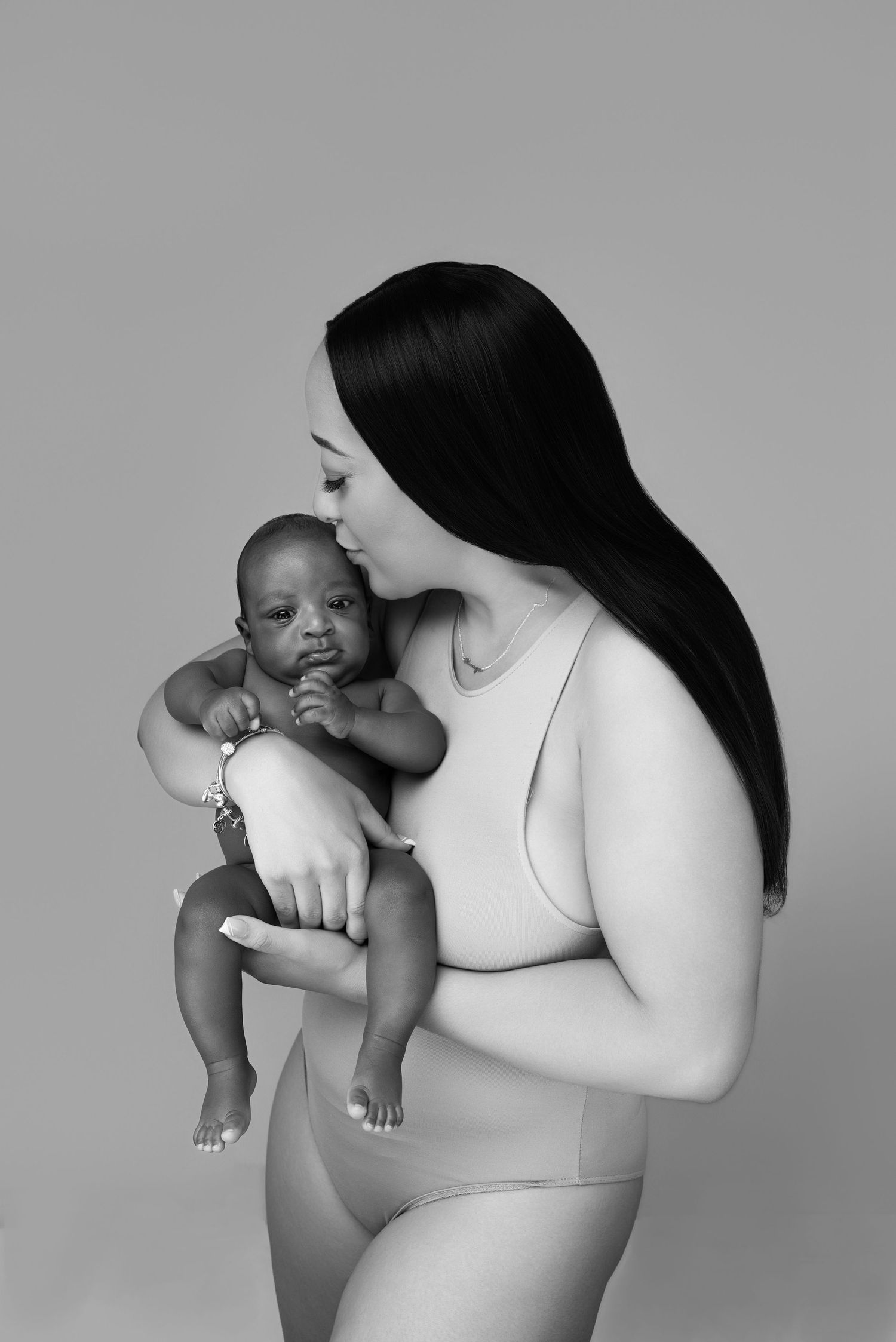 Mother and son portraits
