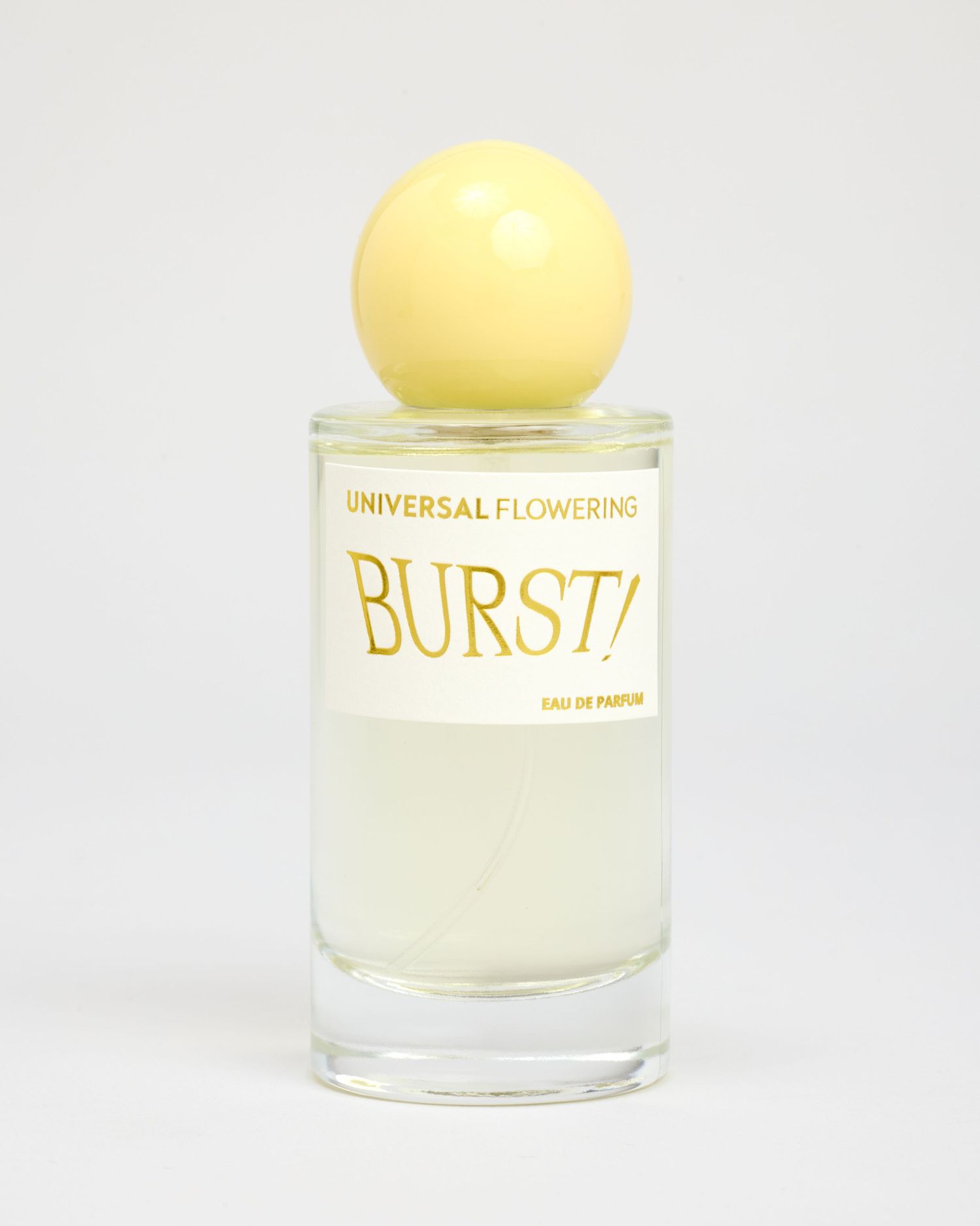 A bottle of perfume by Canadian independent perfumer Courtney Rafuse's brand Universal flowering, 