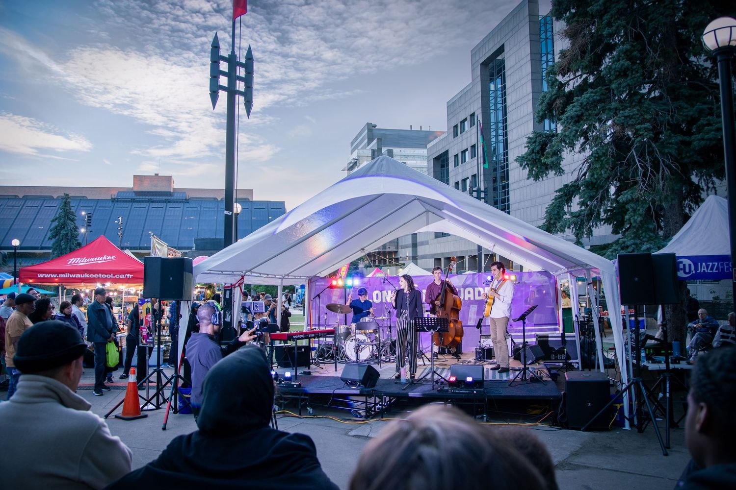 Live Environmental photo of jazz festival by Eva Z