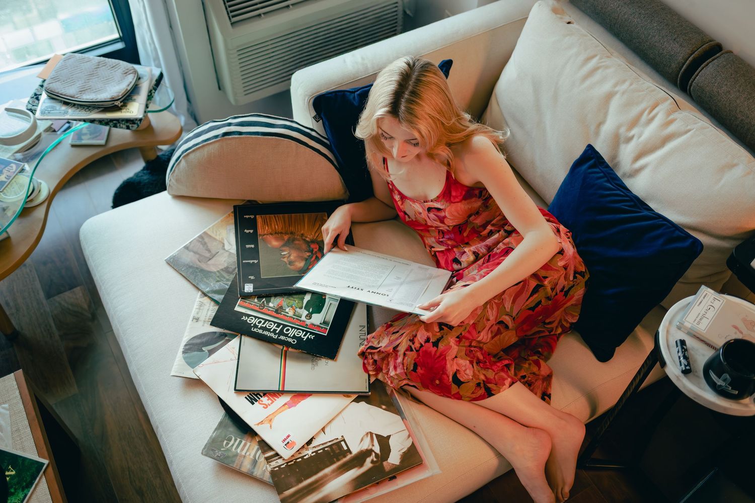 Editorial portrait of Montreal jazz vocalist by Eva Z